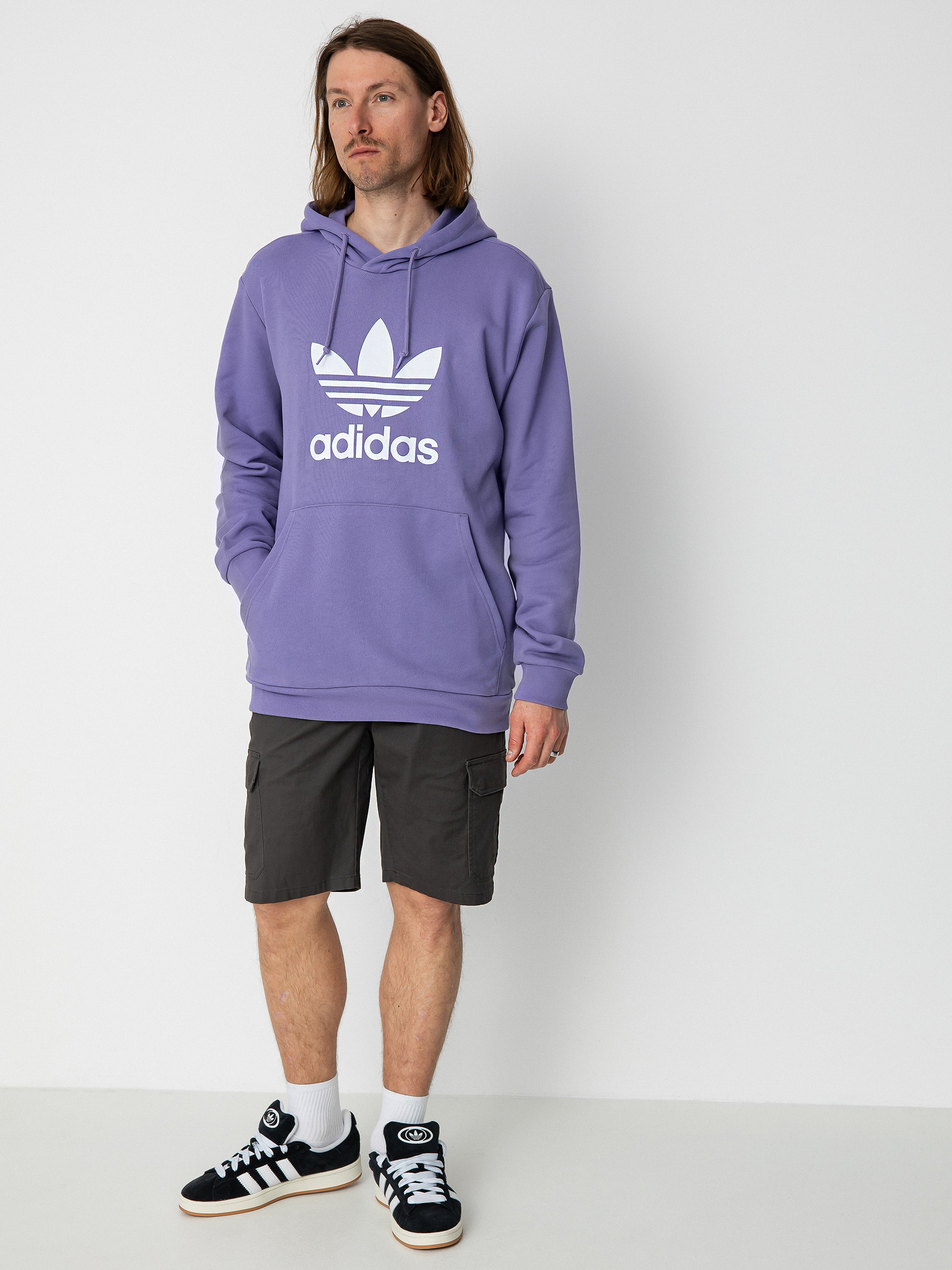 Mikina s kapucňou adidas Originals Trefoil HD (maglil)