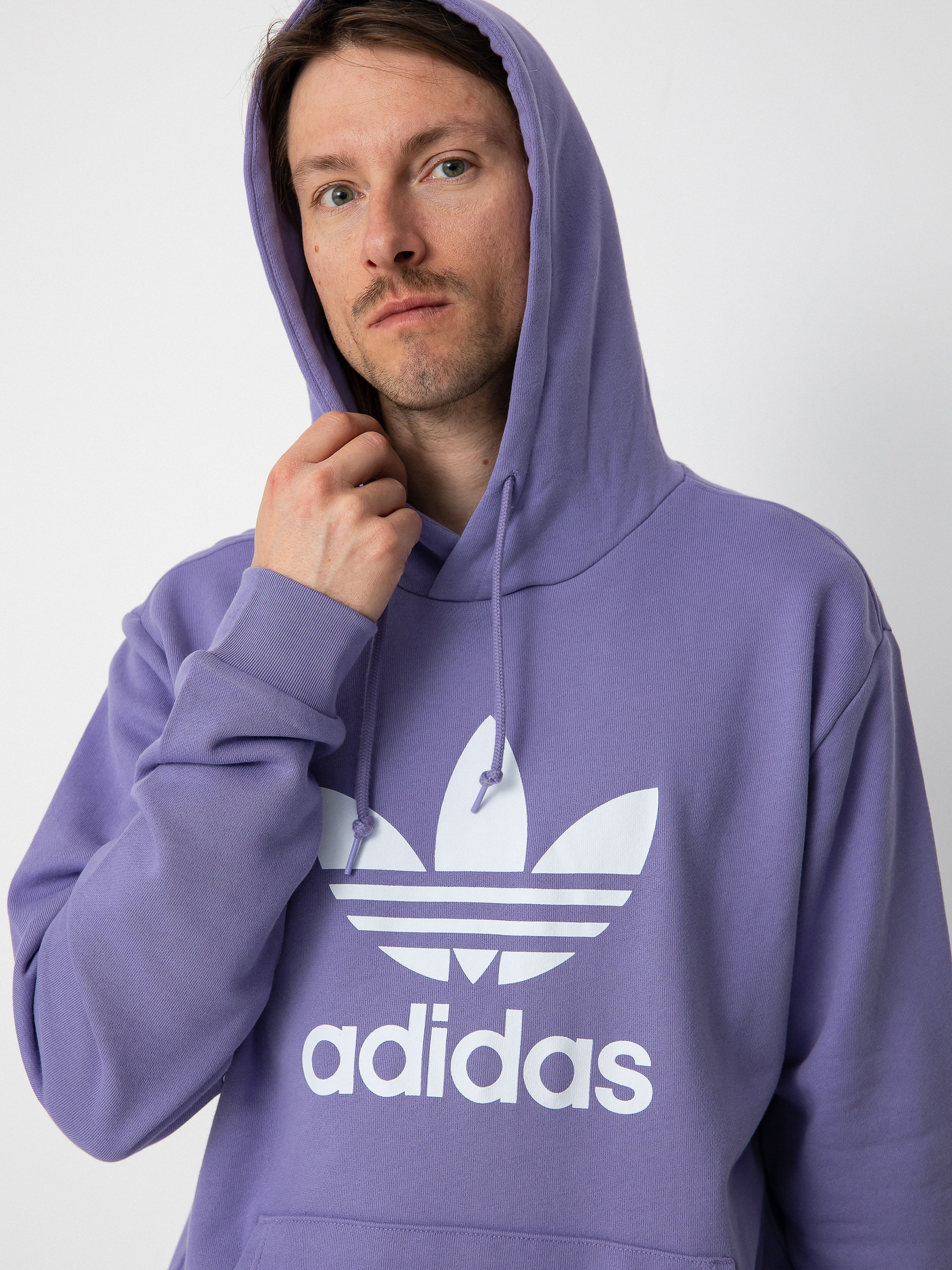 Mikina s kapucňou adidas Originals Trefoil HD (maglil)