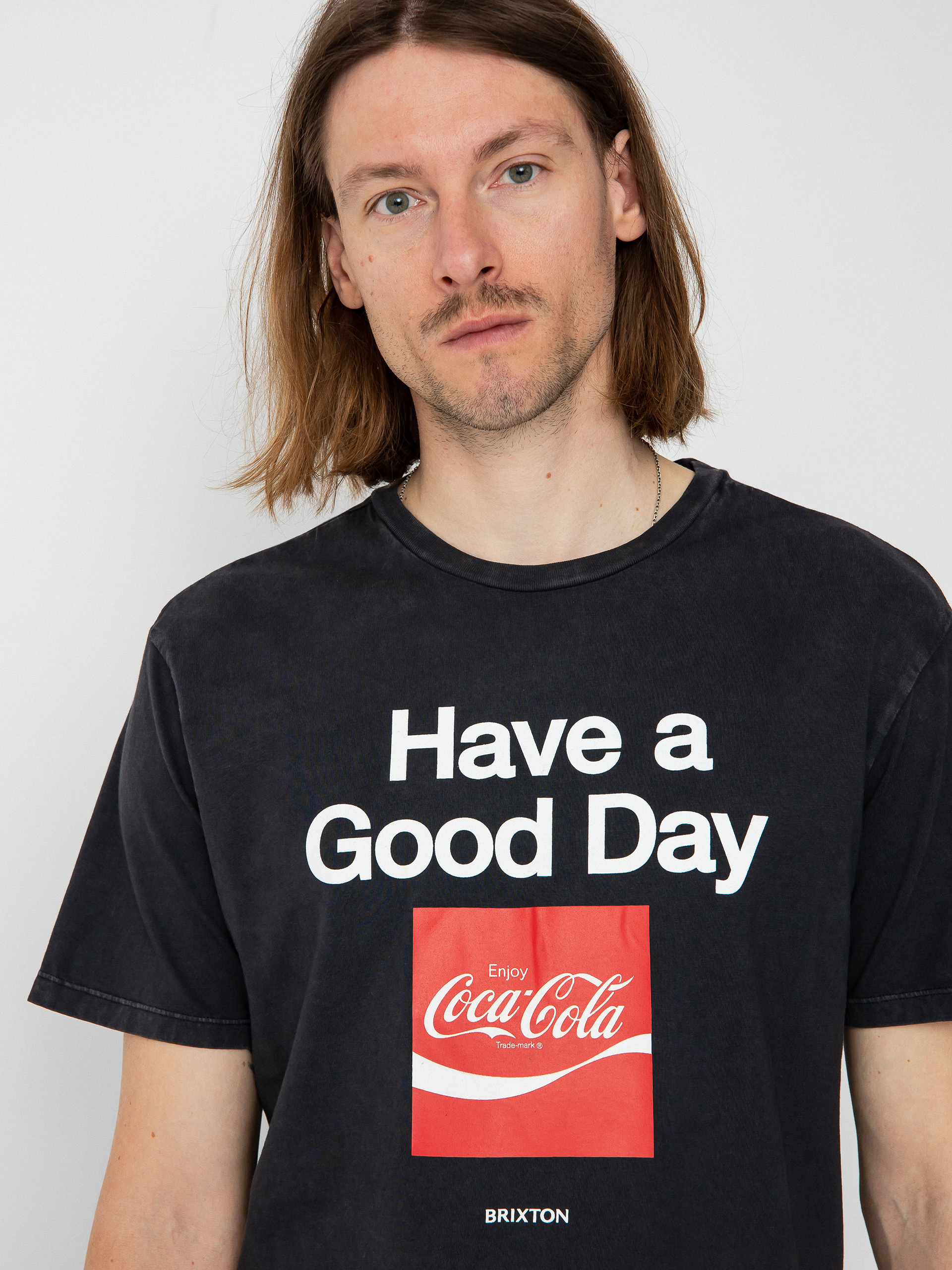 Tričko Brixton Coca-Cola Good Day (black)