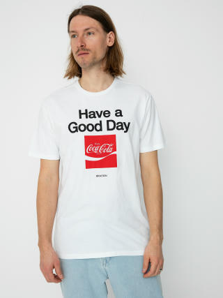 Tričko Brixton Coca-Cola Good Day (white)