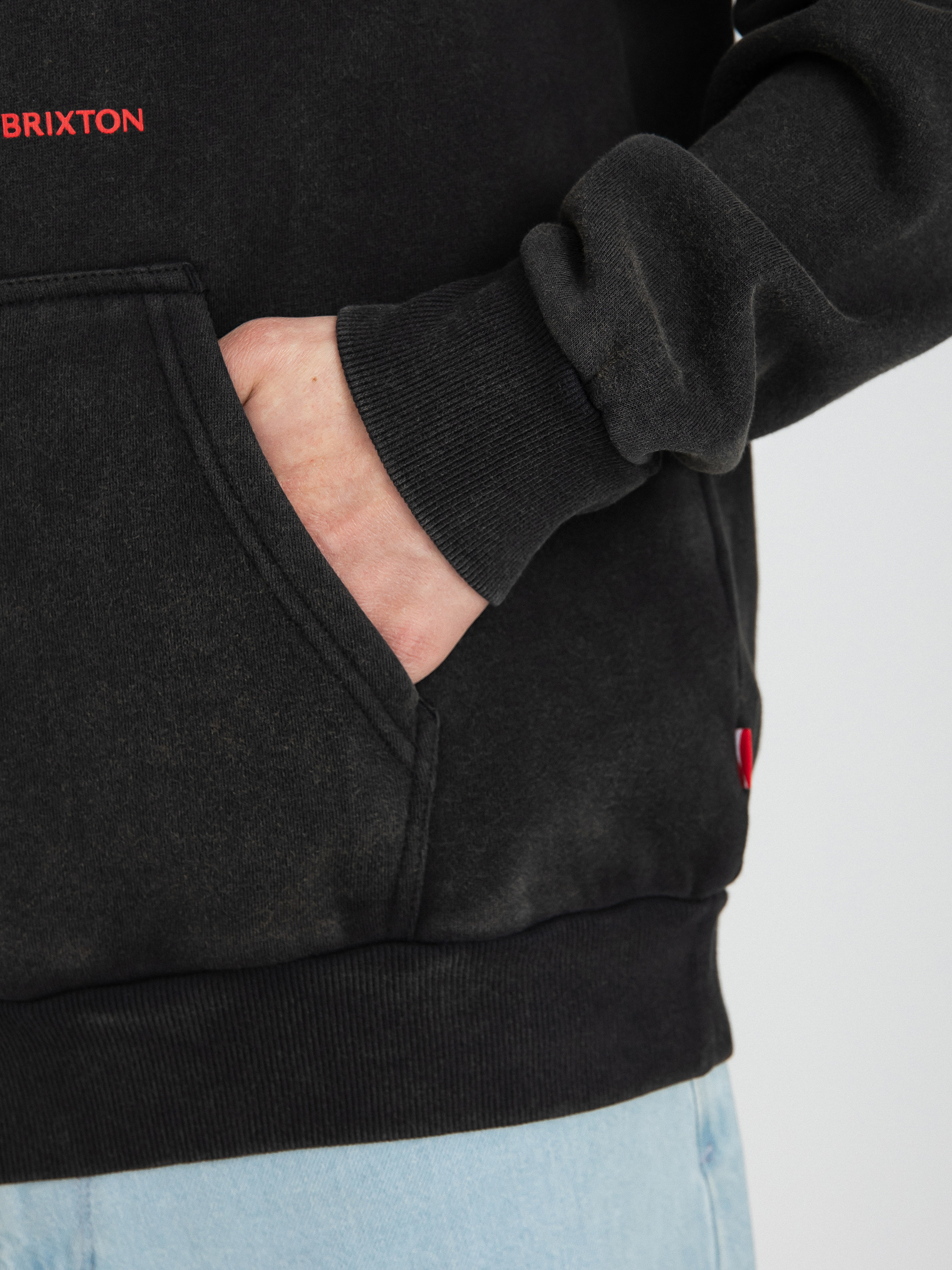 Mikina s kapucňou Brixton Coca-Cola Having Fun HD (black)