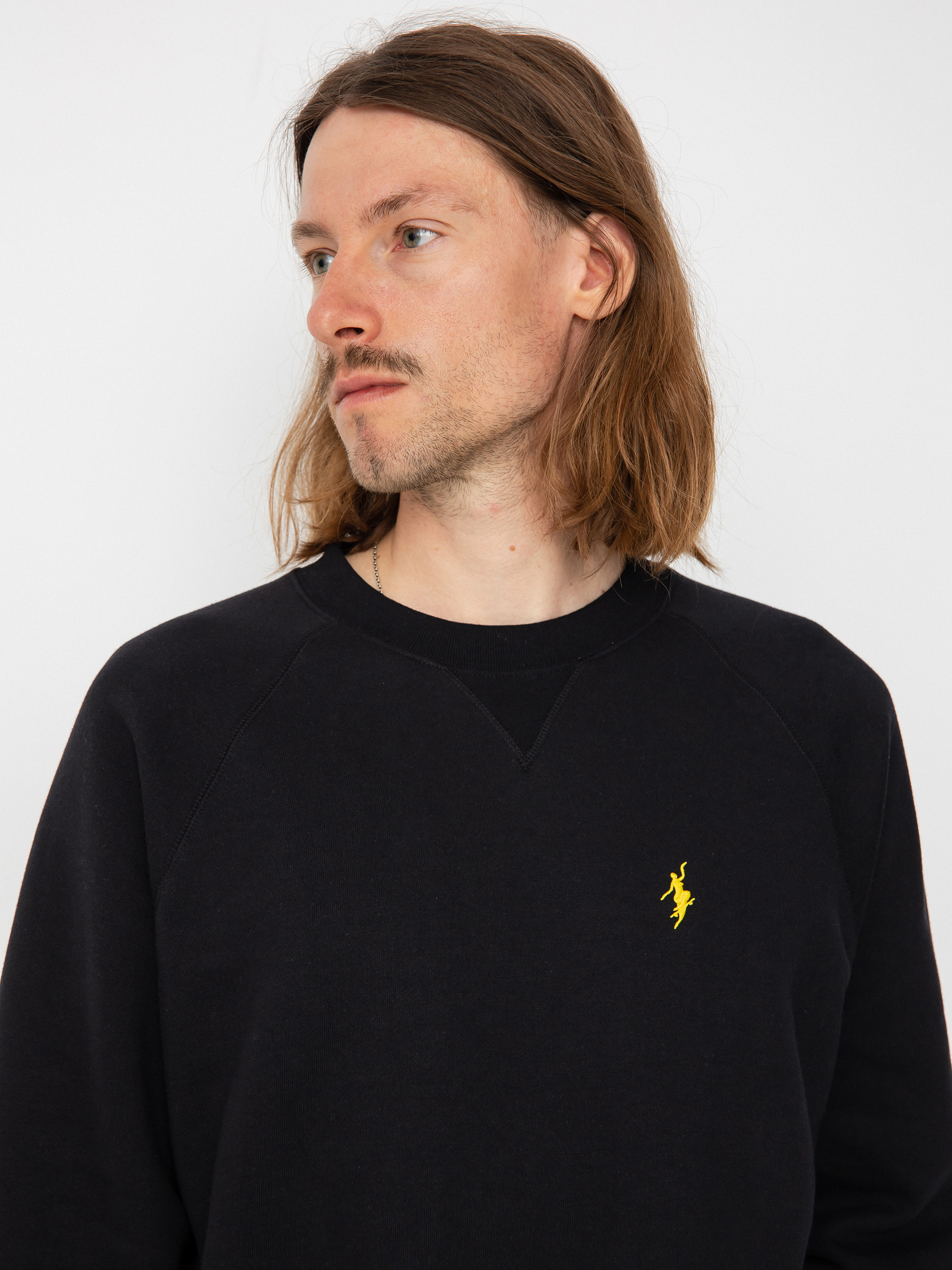 Mikina Polar Skate No Comply Default Crewneck (black)