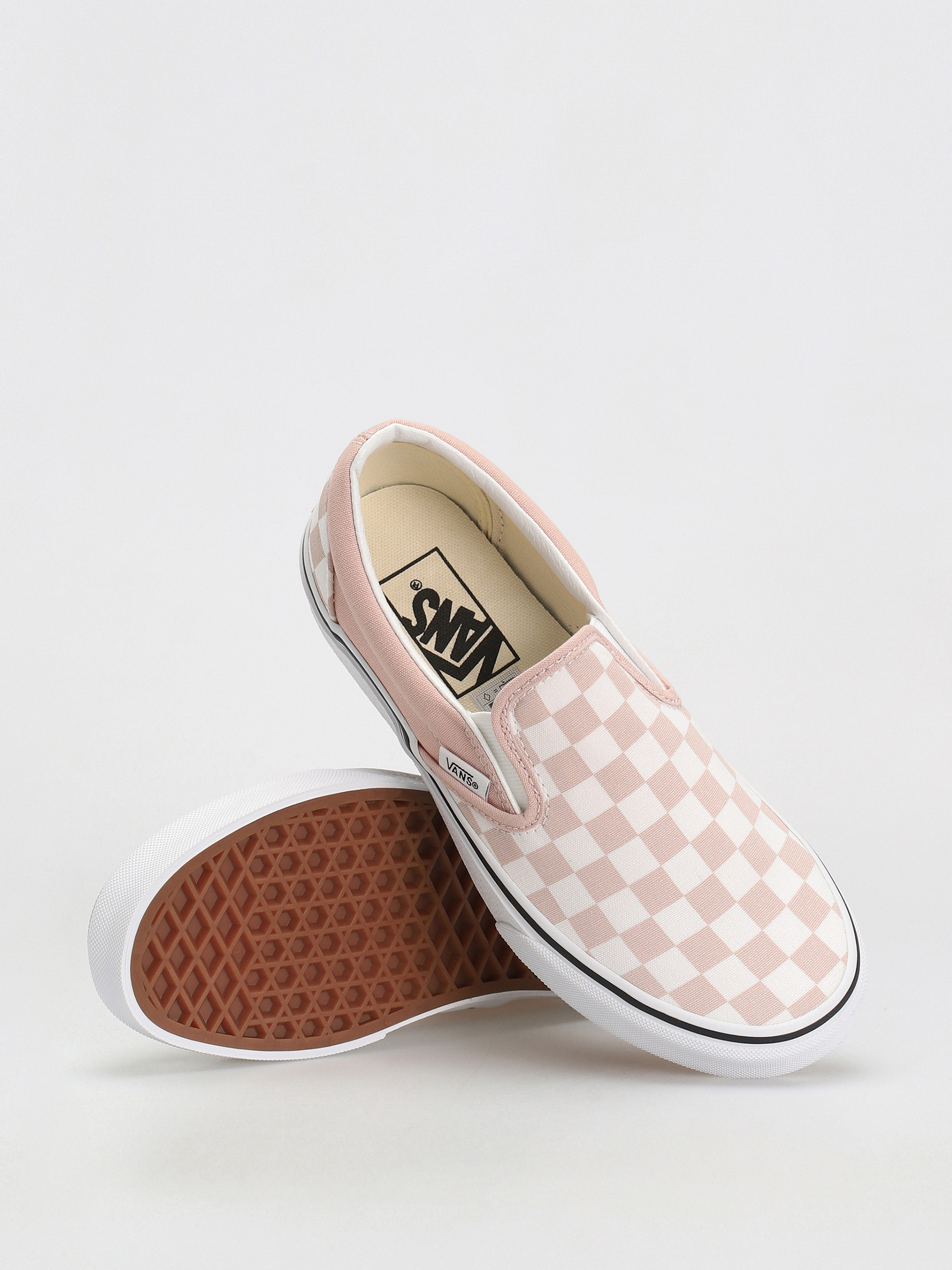 Topánky Vans Classic Slip On (color theory checkerboard rose smoke)