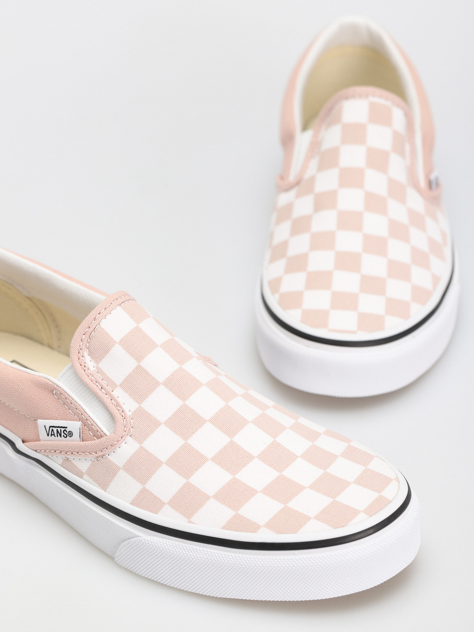 Topánky Vans Classic Slip On (color theory checkerboard rose smoke)
