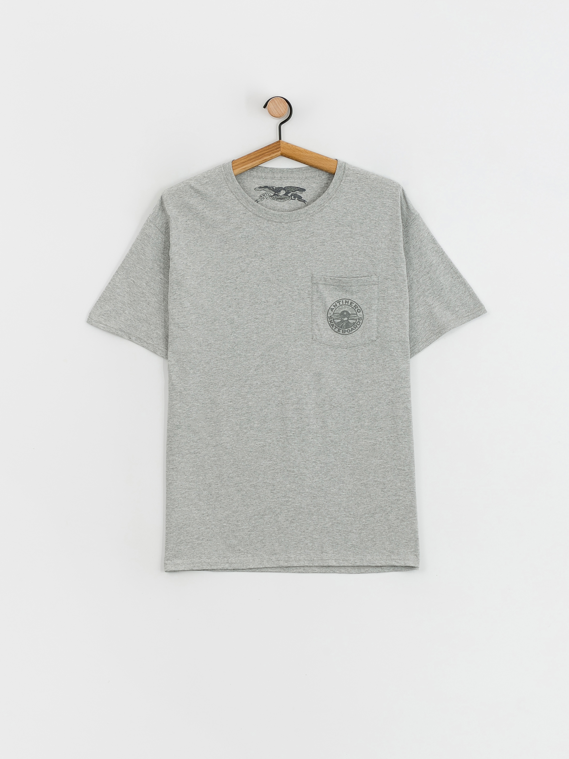 Tričko Antihero Stay Ready Dbl (athletic heather w/grey prints)