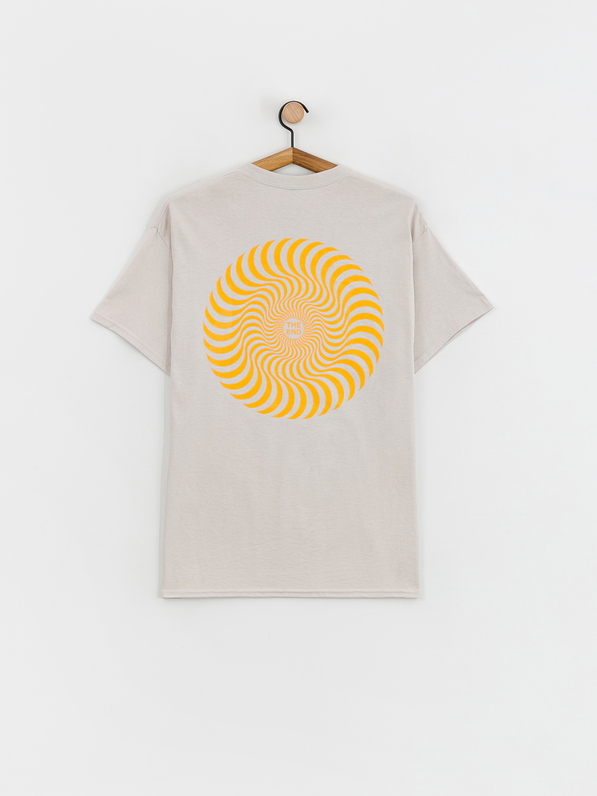 Tričko Spitfire Classic Swirl (ice grey w/gold prints)