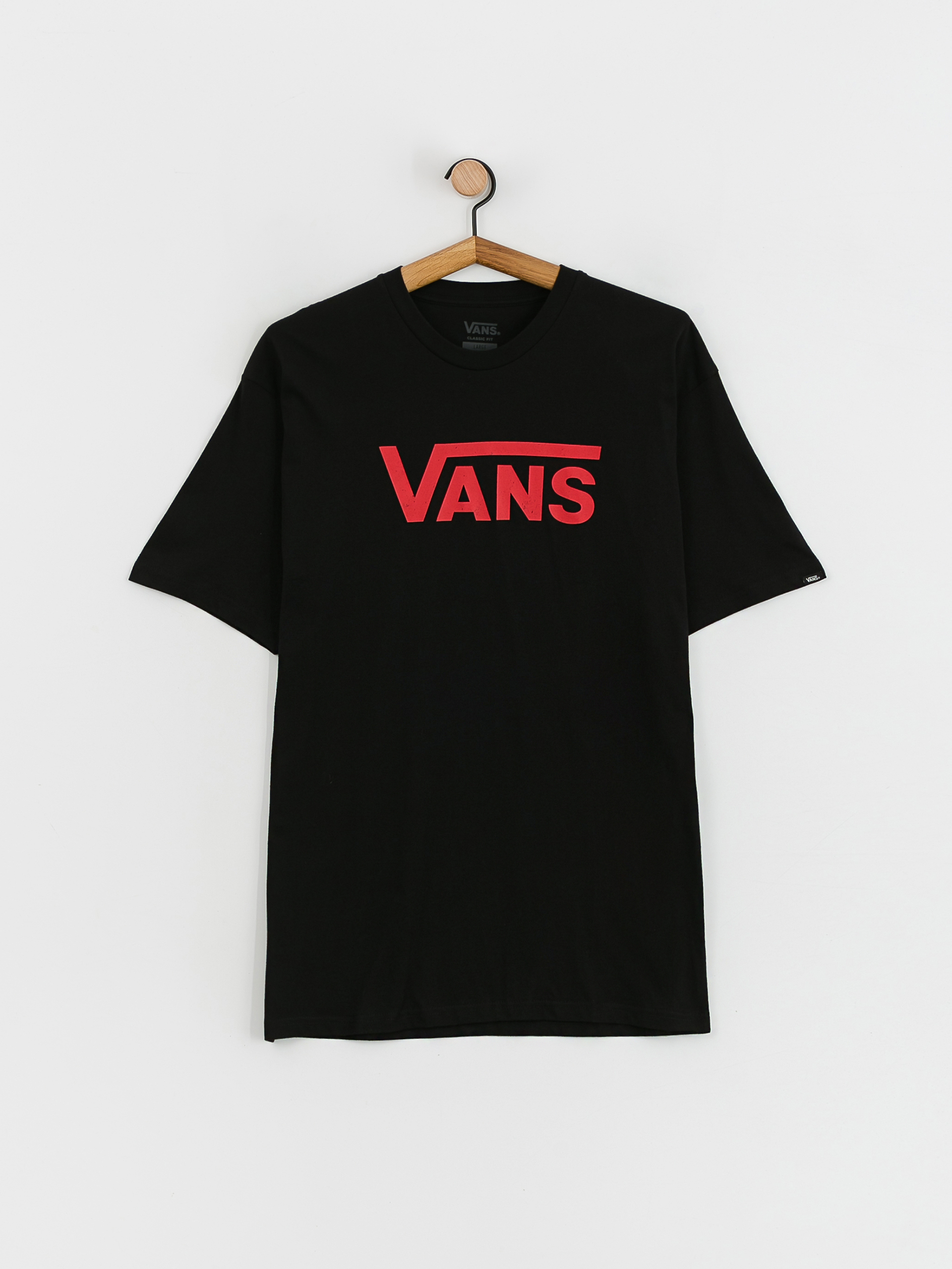 Tričko Vans Classic (black/reinvent red)