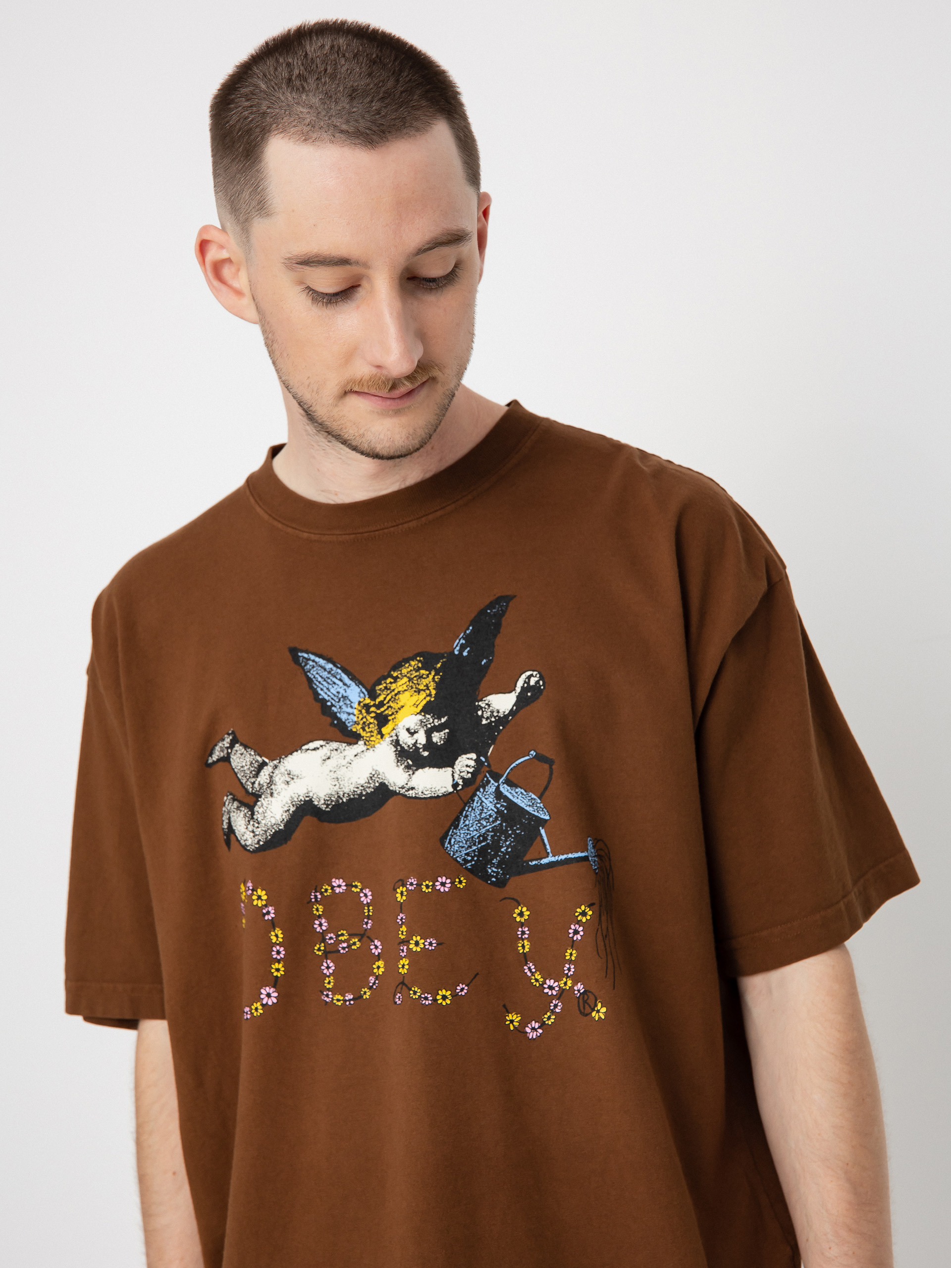 Tričko OBEY Flower Angel (silt)