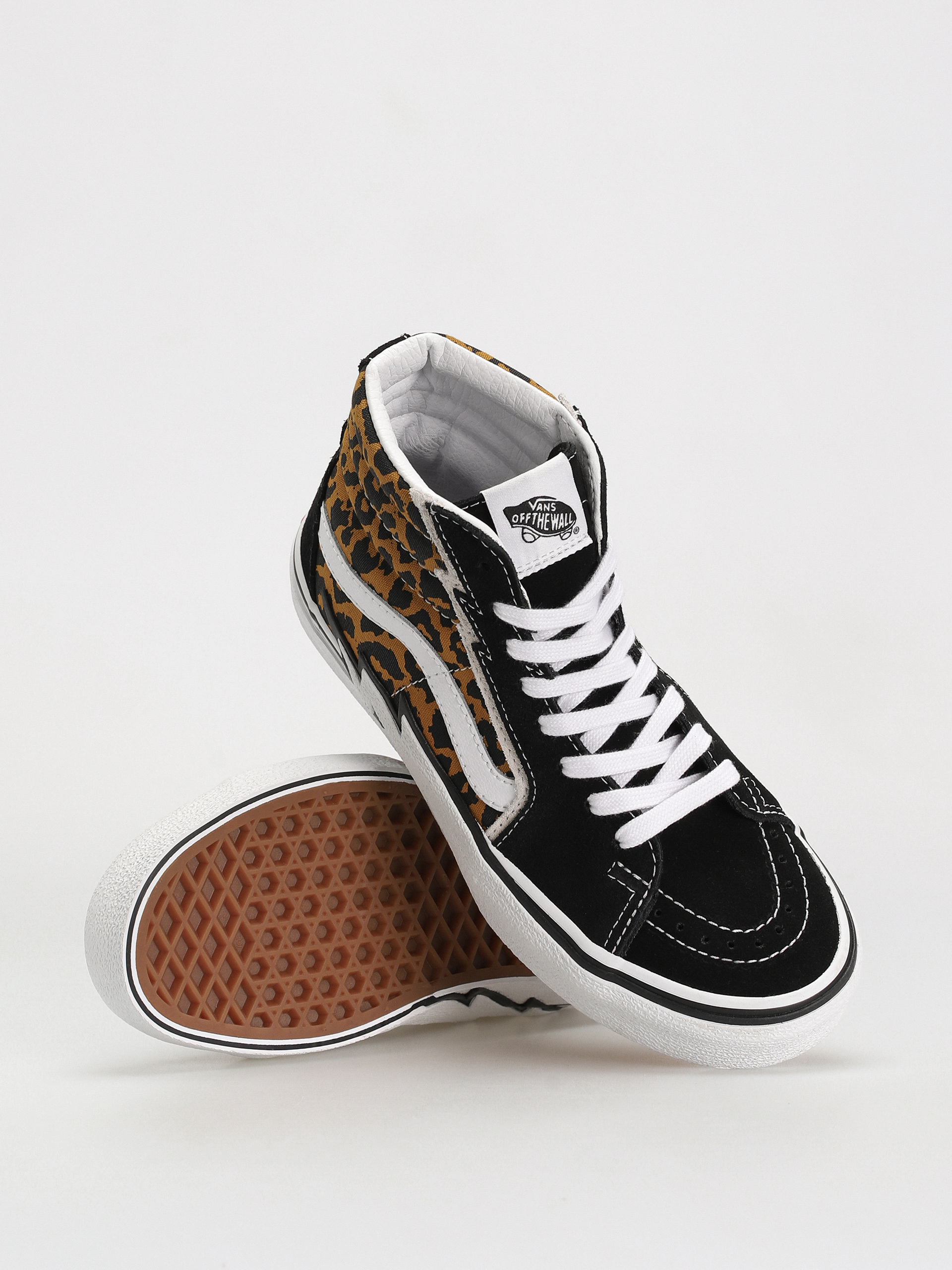 Topánky Vans Sk8 Hi Bolt (leopard black/true white)