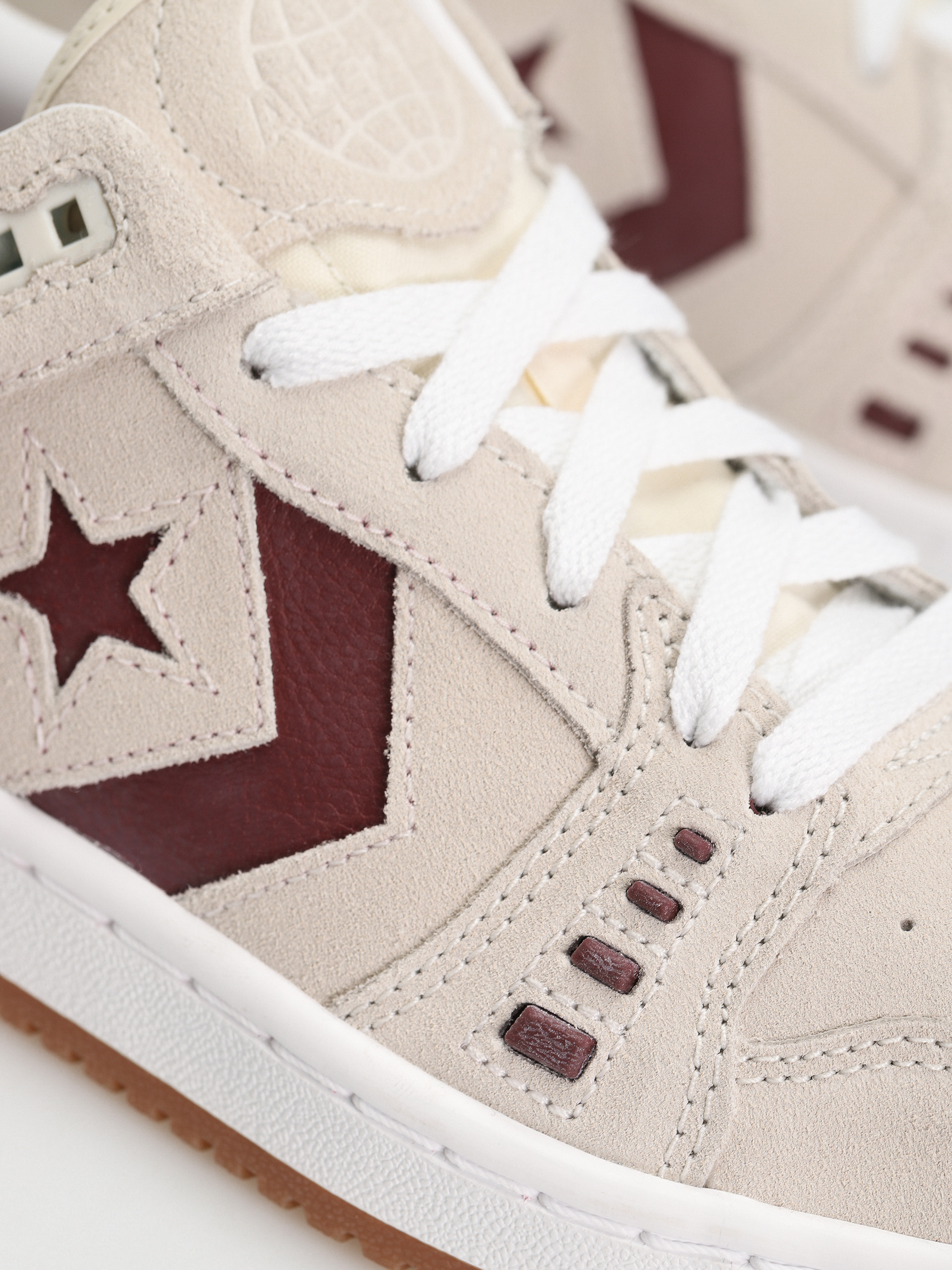 Topánky Converse AS 1 Pro Ox (egret/dark burgundy/gum)