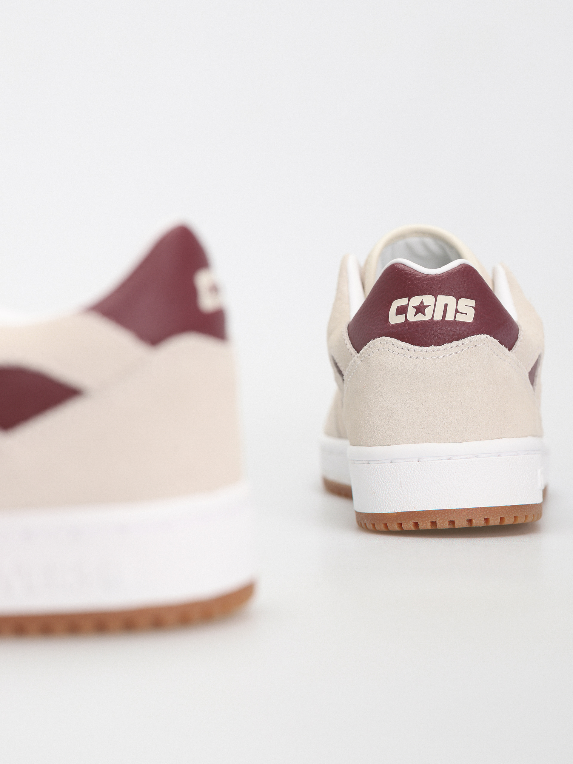 Topánky Converse AS 1 Pro Ox (egret/dark burgundy/gum)
