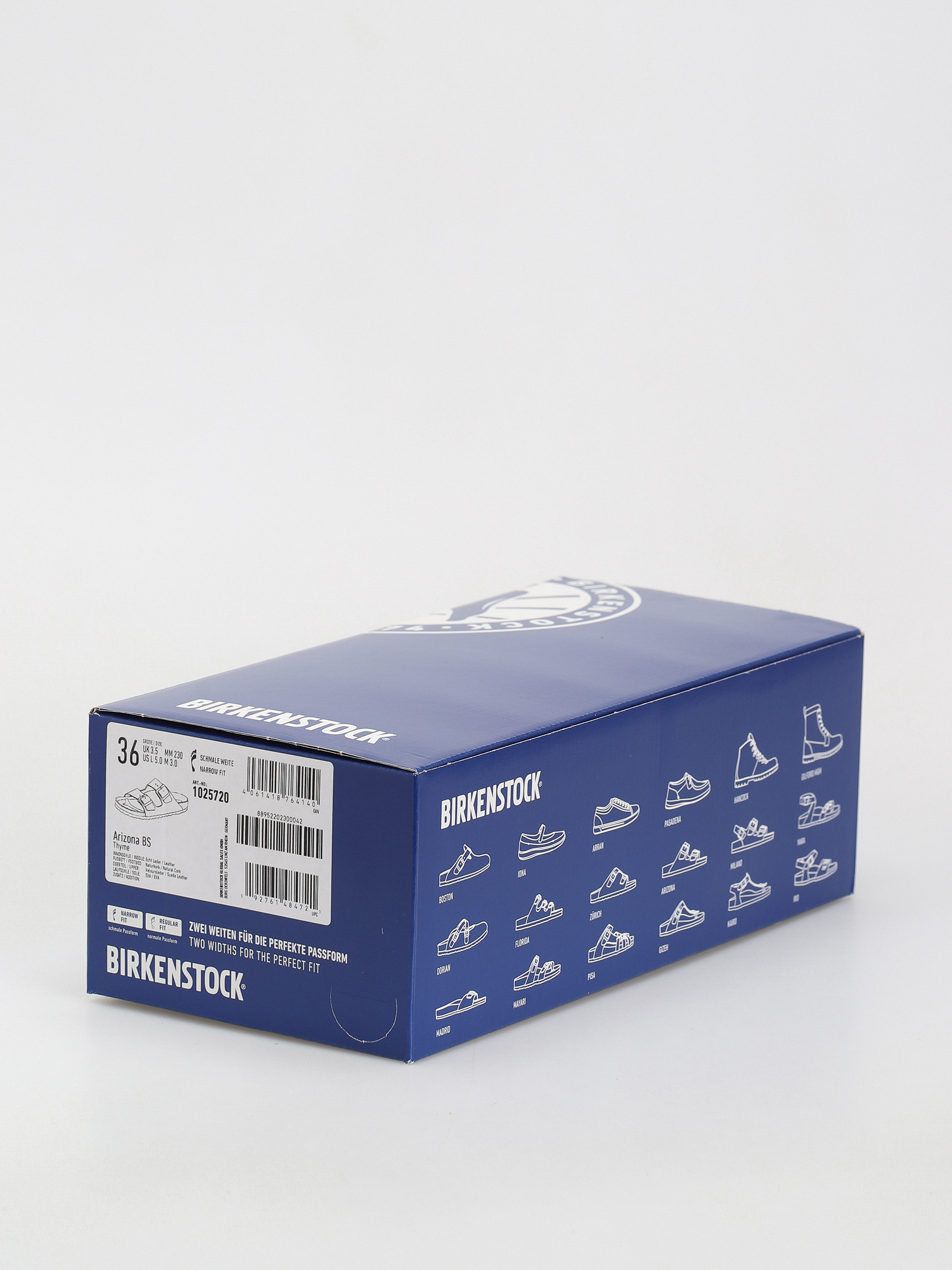 Šľapky Birkenstock Arizona Suede Leather Narrow Wmn (thyme)