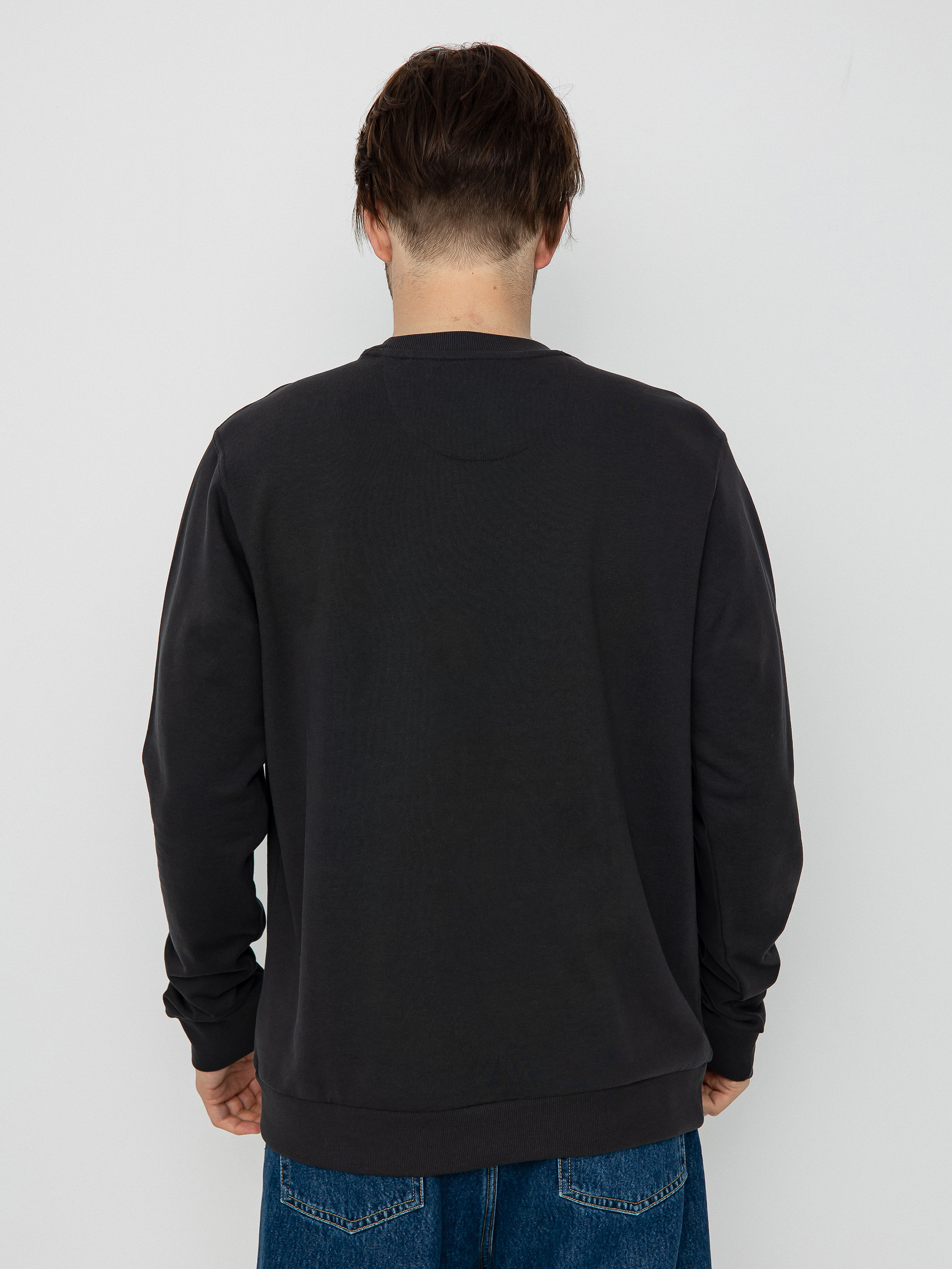 Mikina Patagonia Regenerative Organic Certified Cotton Crewneck (ink black)