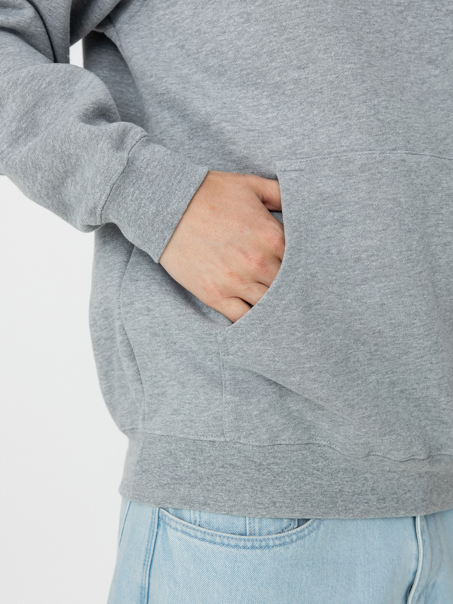 Mikina s kapucňou Antihero Diy Eagle HD (heather grey w/black prints)