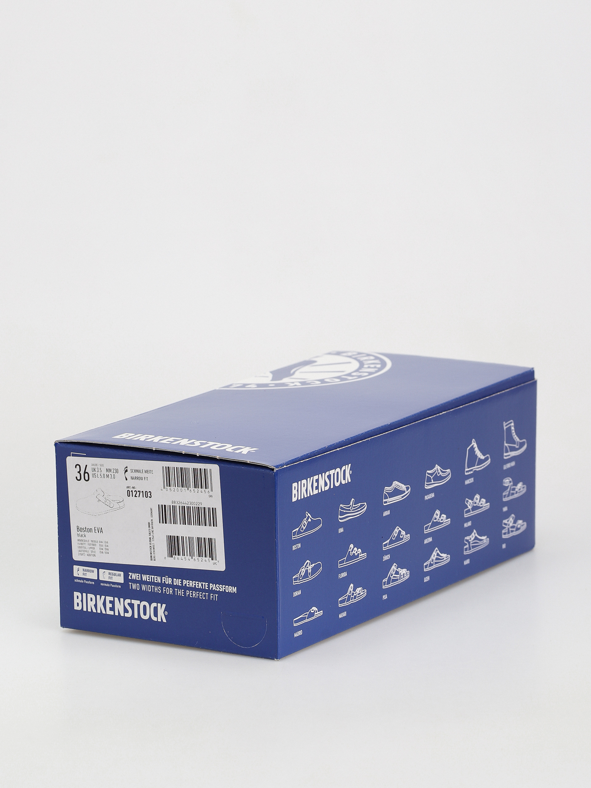 Šľapky Birkenstock Boston EVA Narrow Wmn (black)