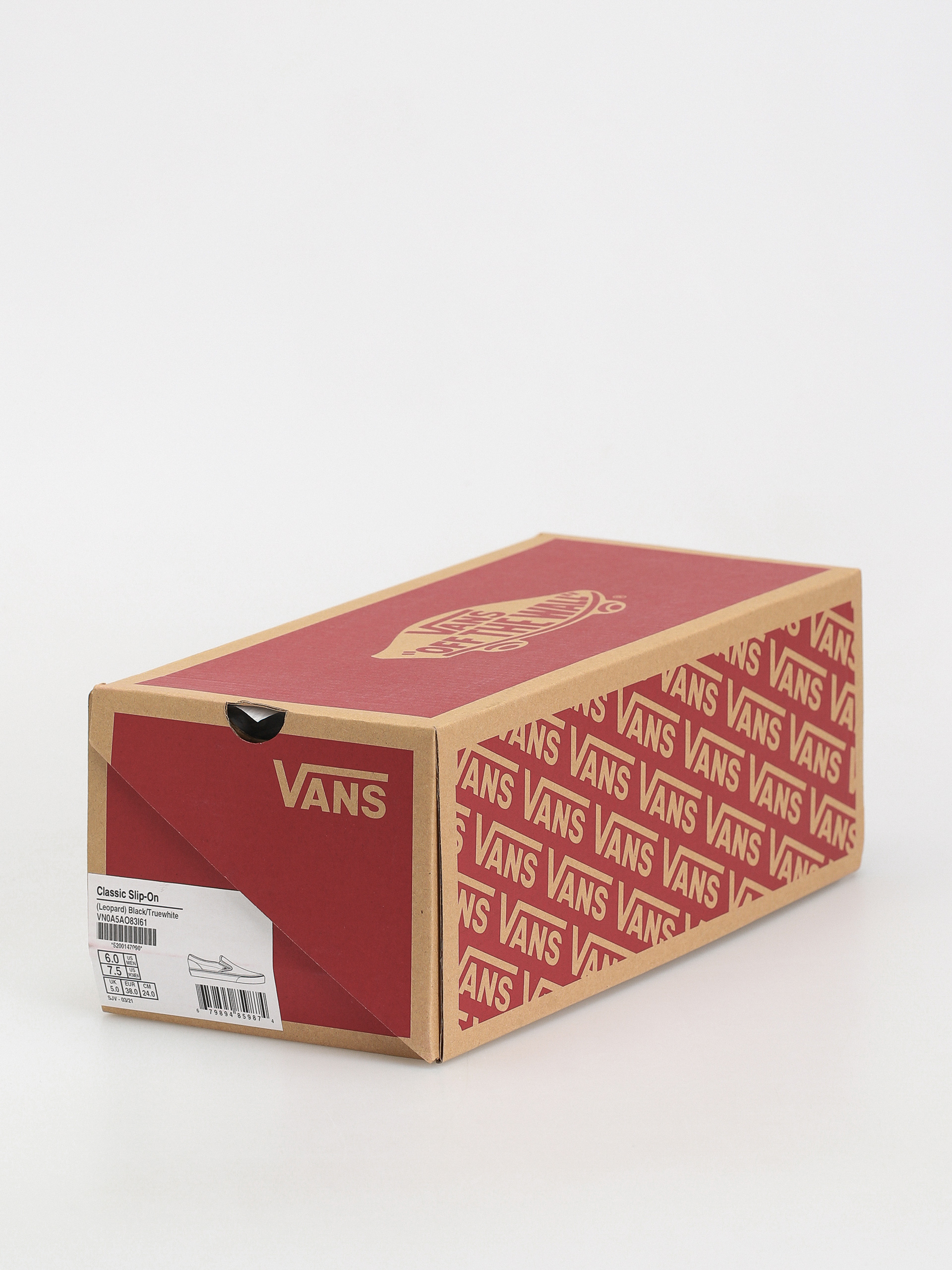 Topánky Vans Classic Slip On (leopard black/true white)