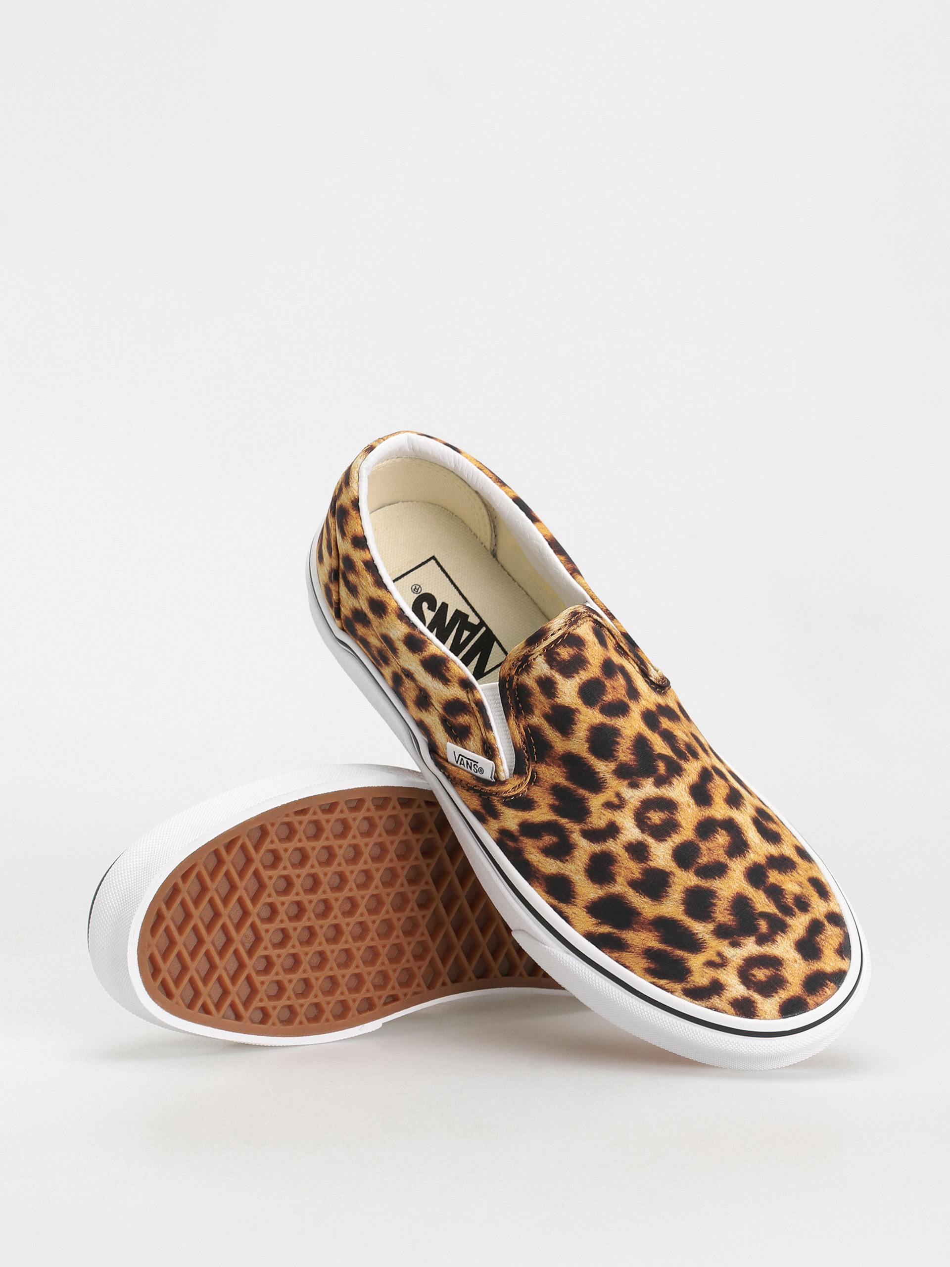 Topánky Vans Classic Slip On (leopard black/true white)