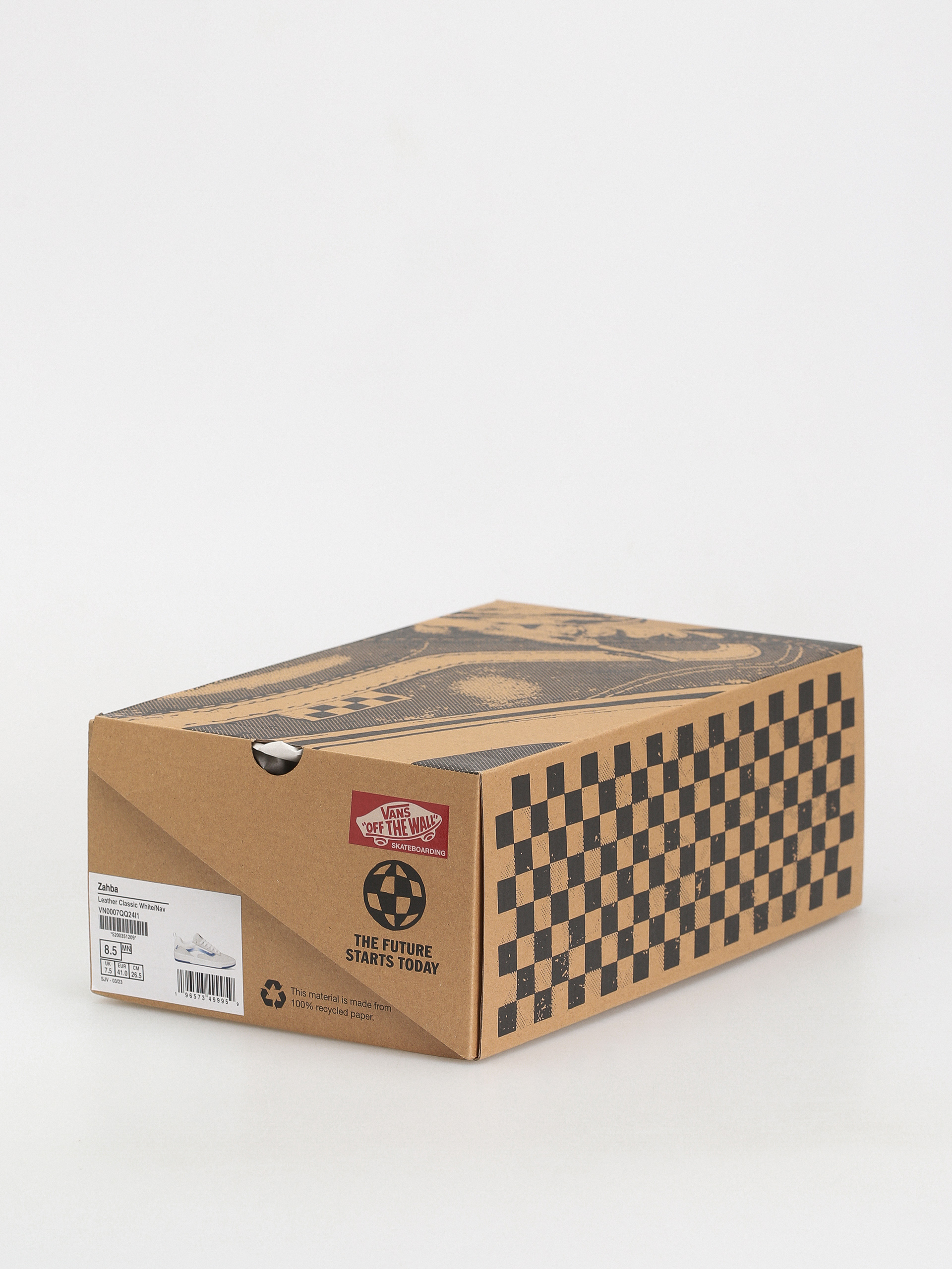 Topánky Vans Zahba (leather classic white/navy)