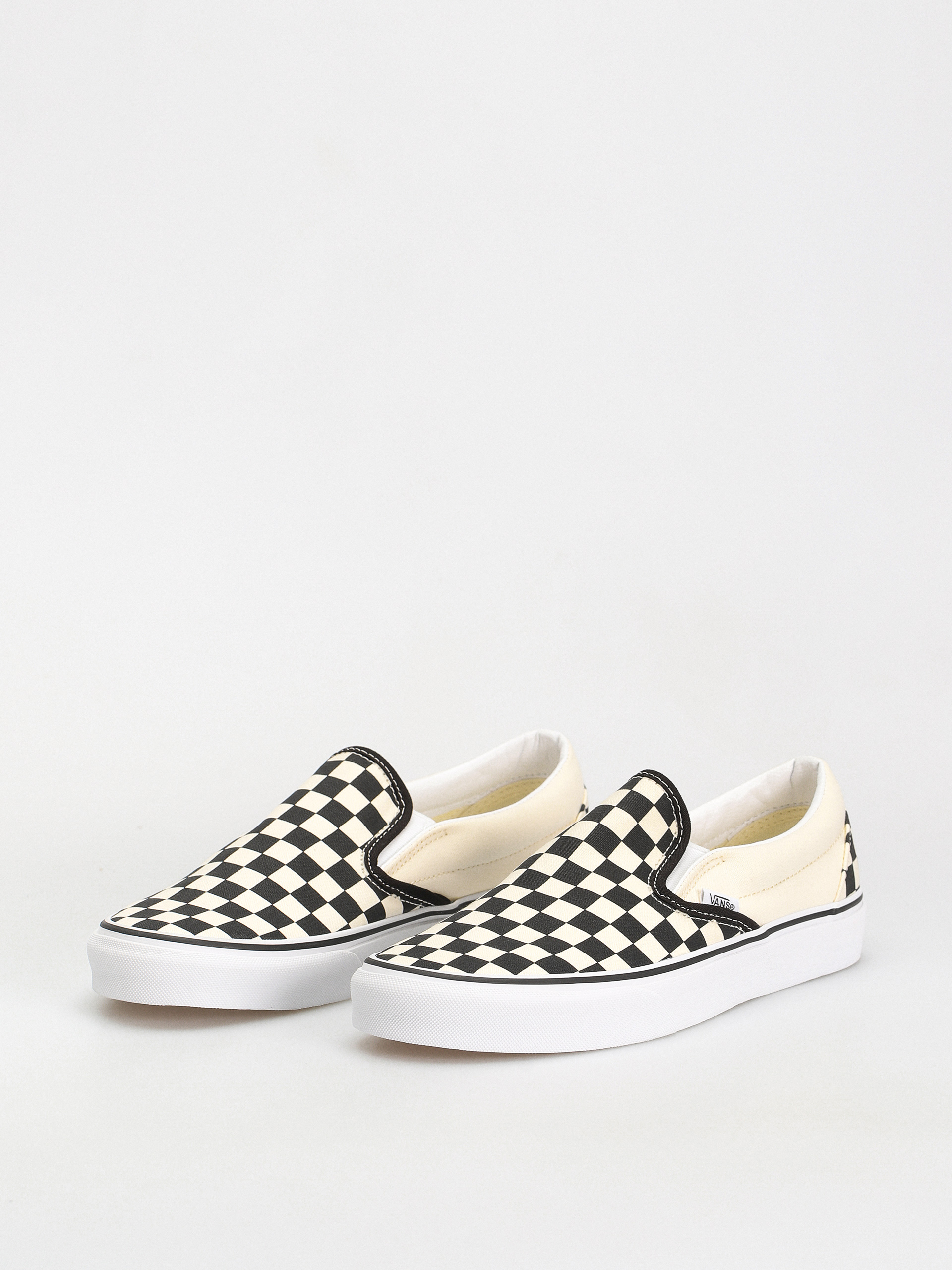 Topánky Vans Classic Slip On (blk whtchckerboard/white)