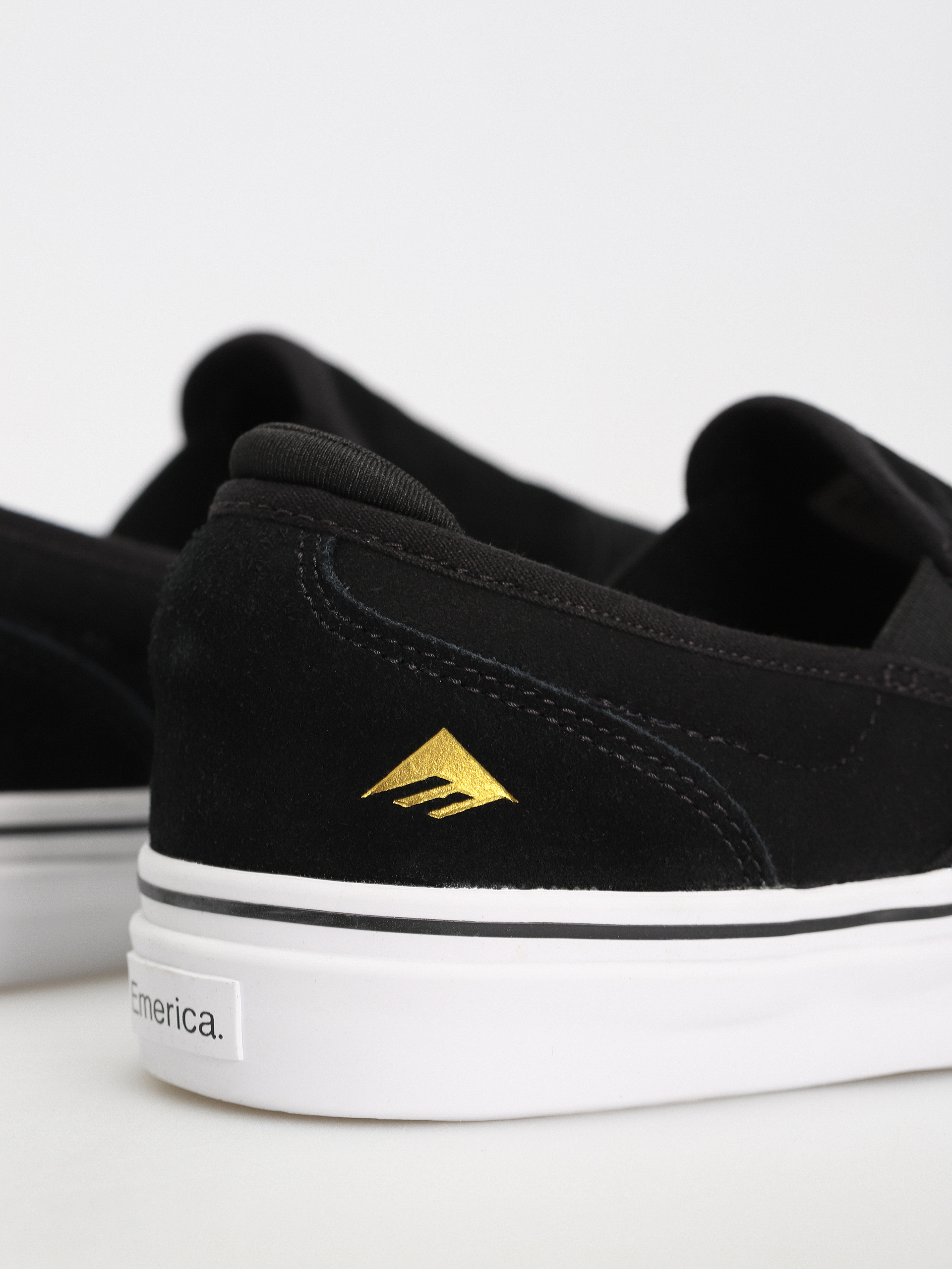 Topánky Emerica Wino G6 Slip On (black/white/gold)