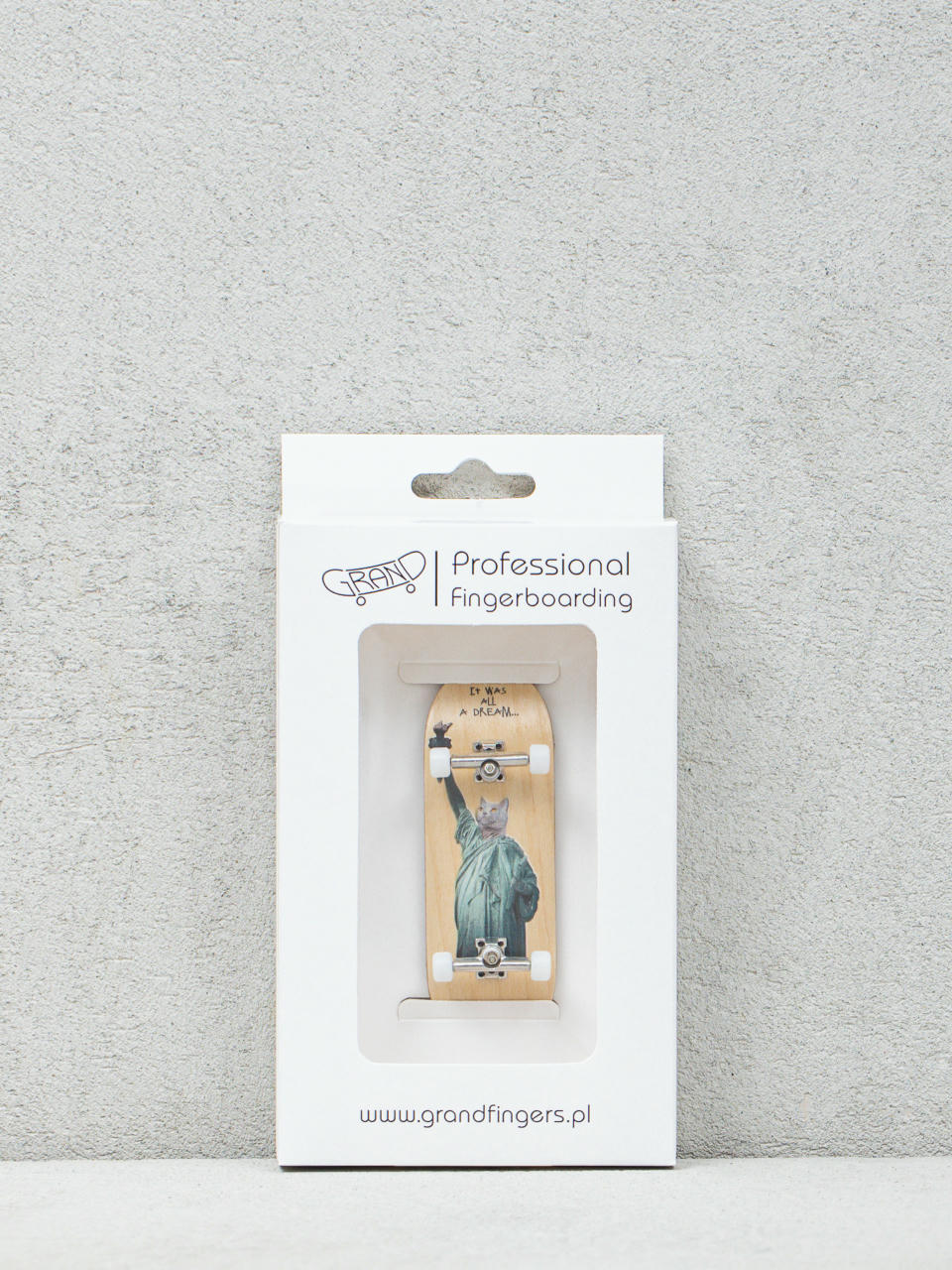 Fingerboard Grand Fingers Cat Of Liberty (natural/silver)
