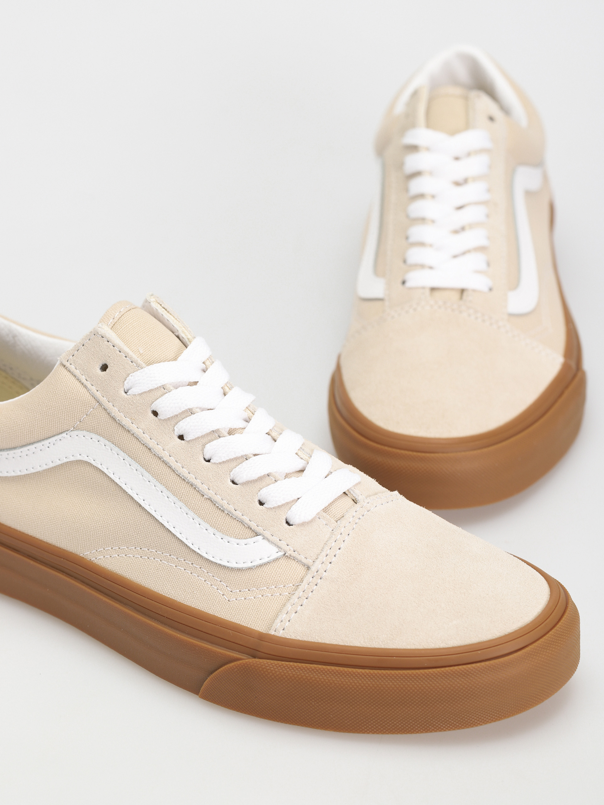 Topánky Vans Old Skool (oatmeal/gum)