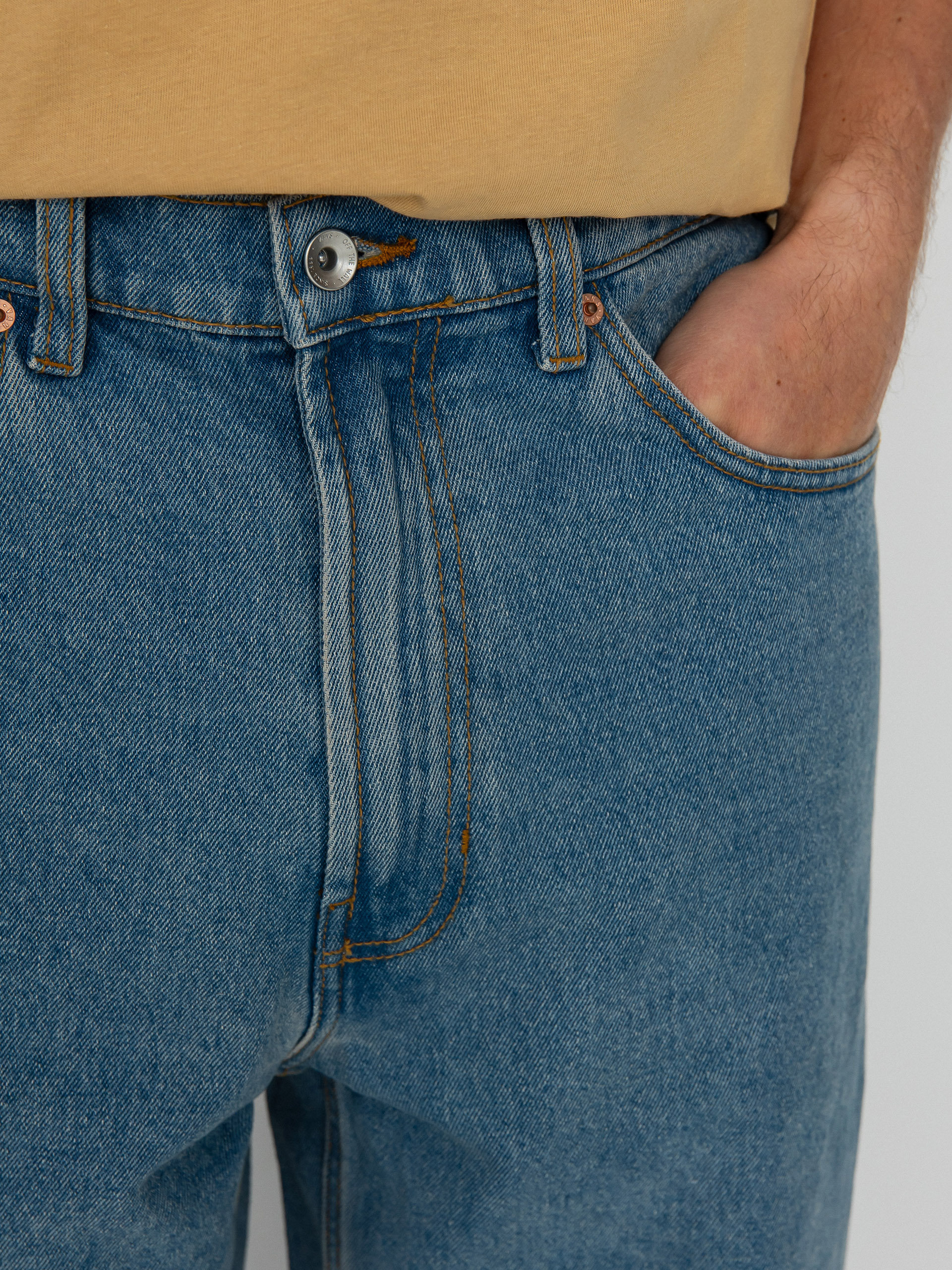 Nohavice Vans Check 5 Baggy Denim (stonewash/blue)