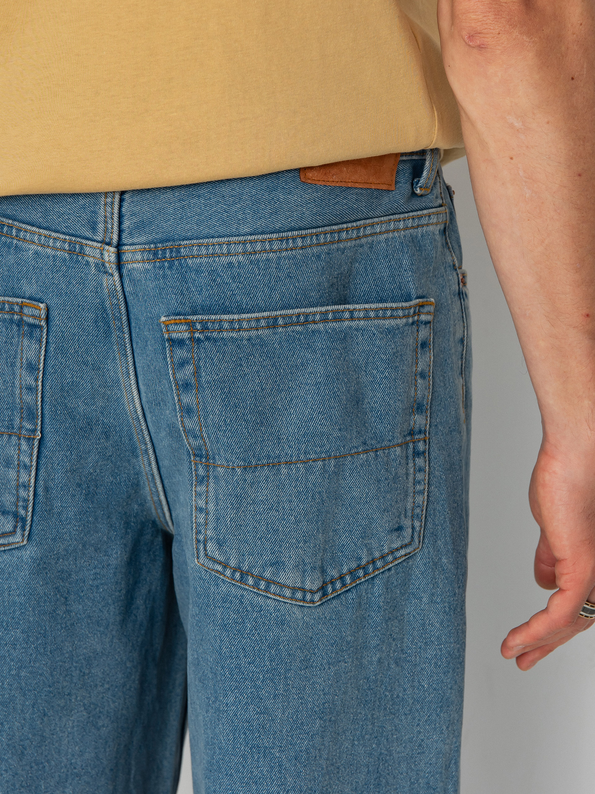 Nohavice Vans Check 5 Baggy Denim (stonewash/blue)