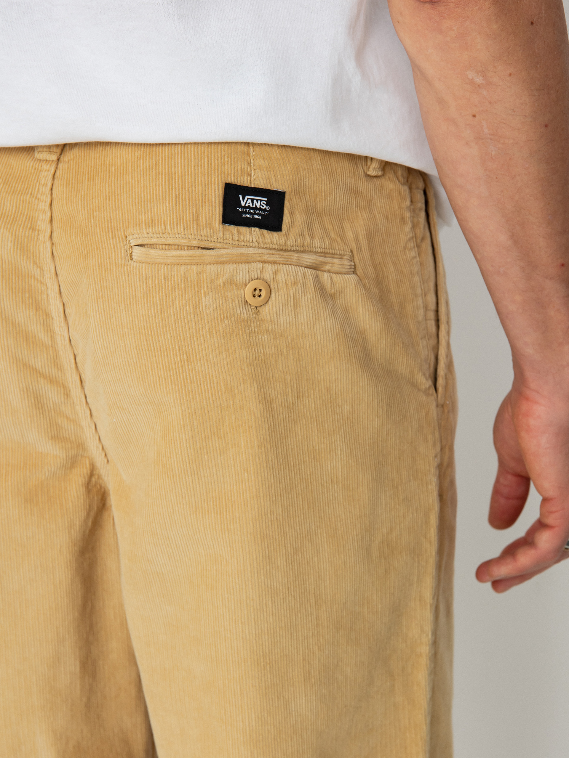 Nohavice Vans Authentic Chino Cord Loosetprd Pl Td (taos taupe)