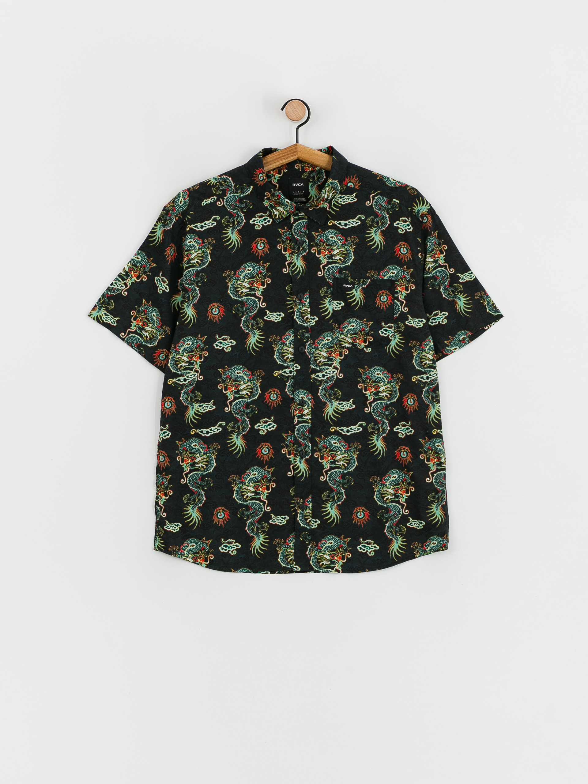 Košeľa RVCA Neon Dragon (black)