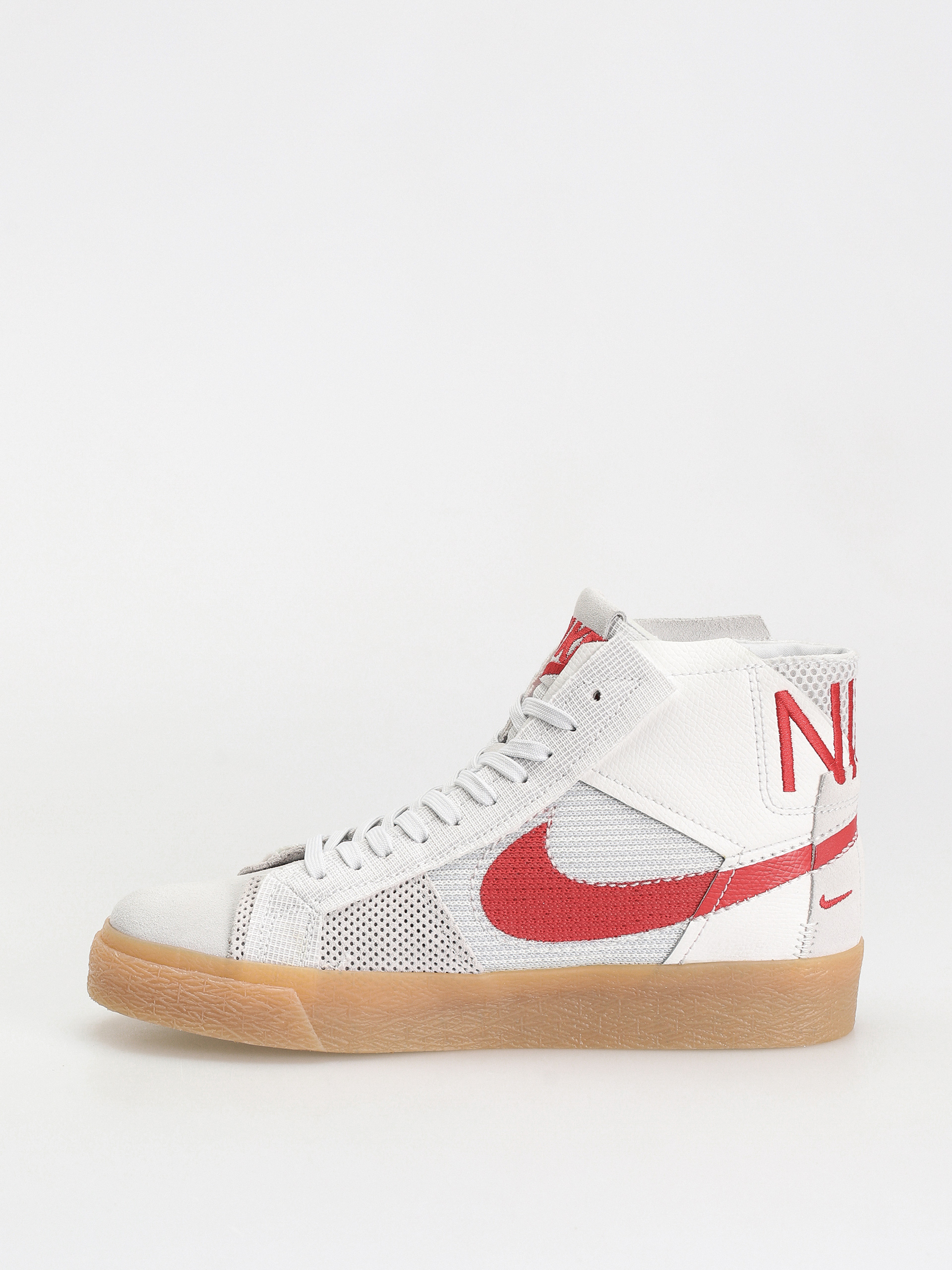 Topánky Nike SB Zoom Blazer Mid Prm (summit white/university red)