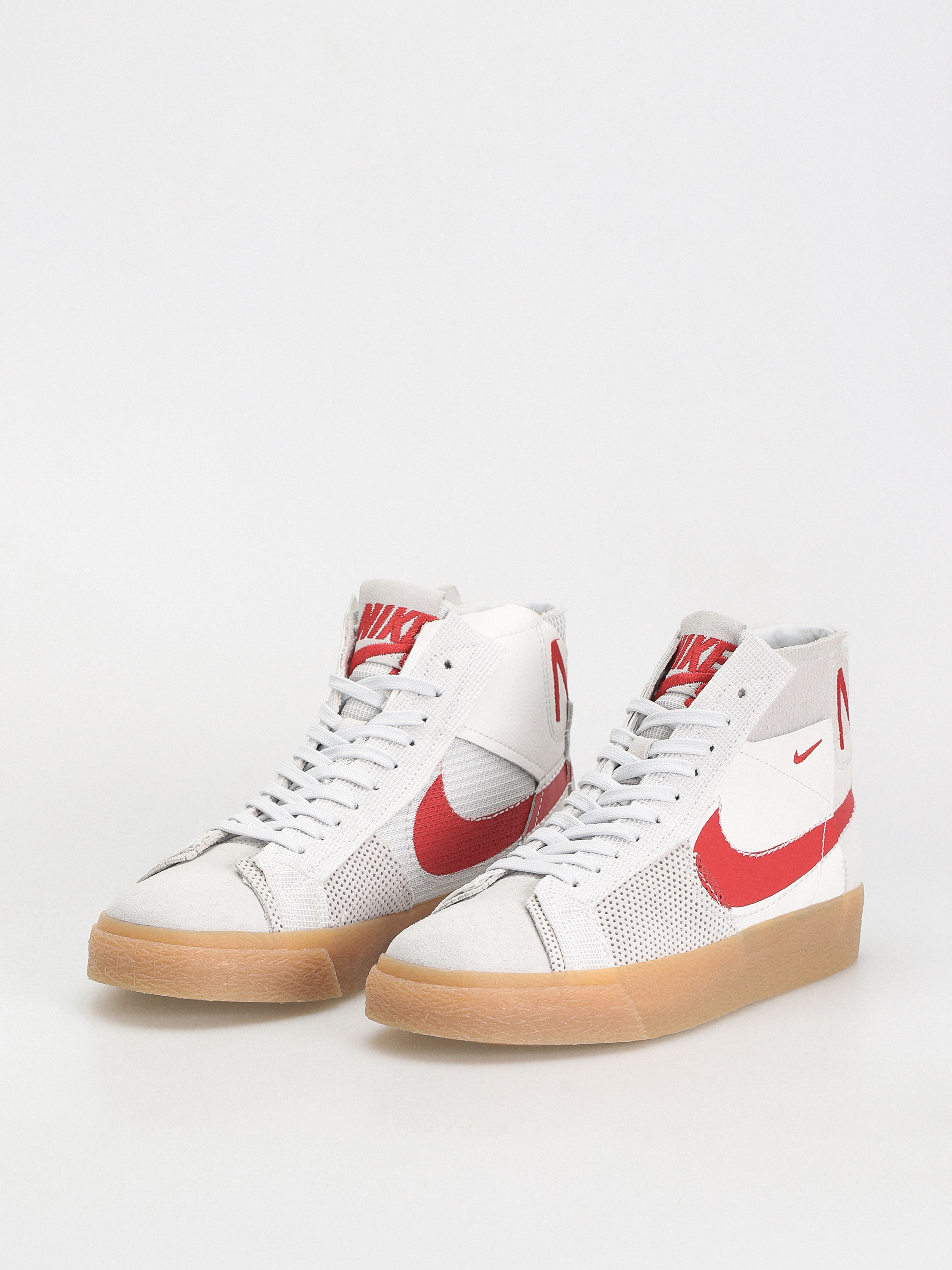 Topánky Nike SB Zoom Blazer Mid Prm (summit white/university red)