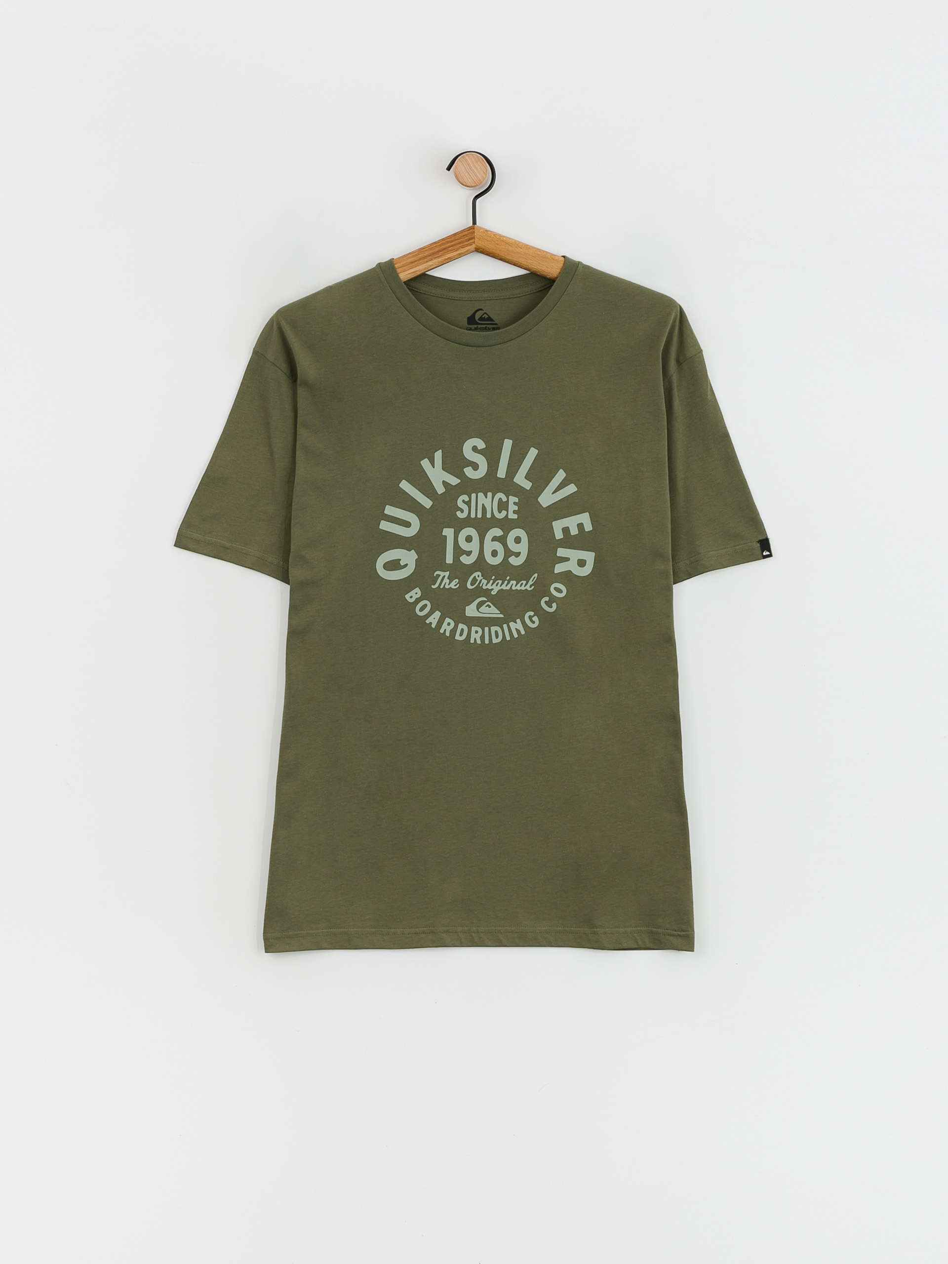 Tričko Quiksilver Circled Script Front (four leaf clover)