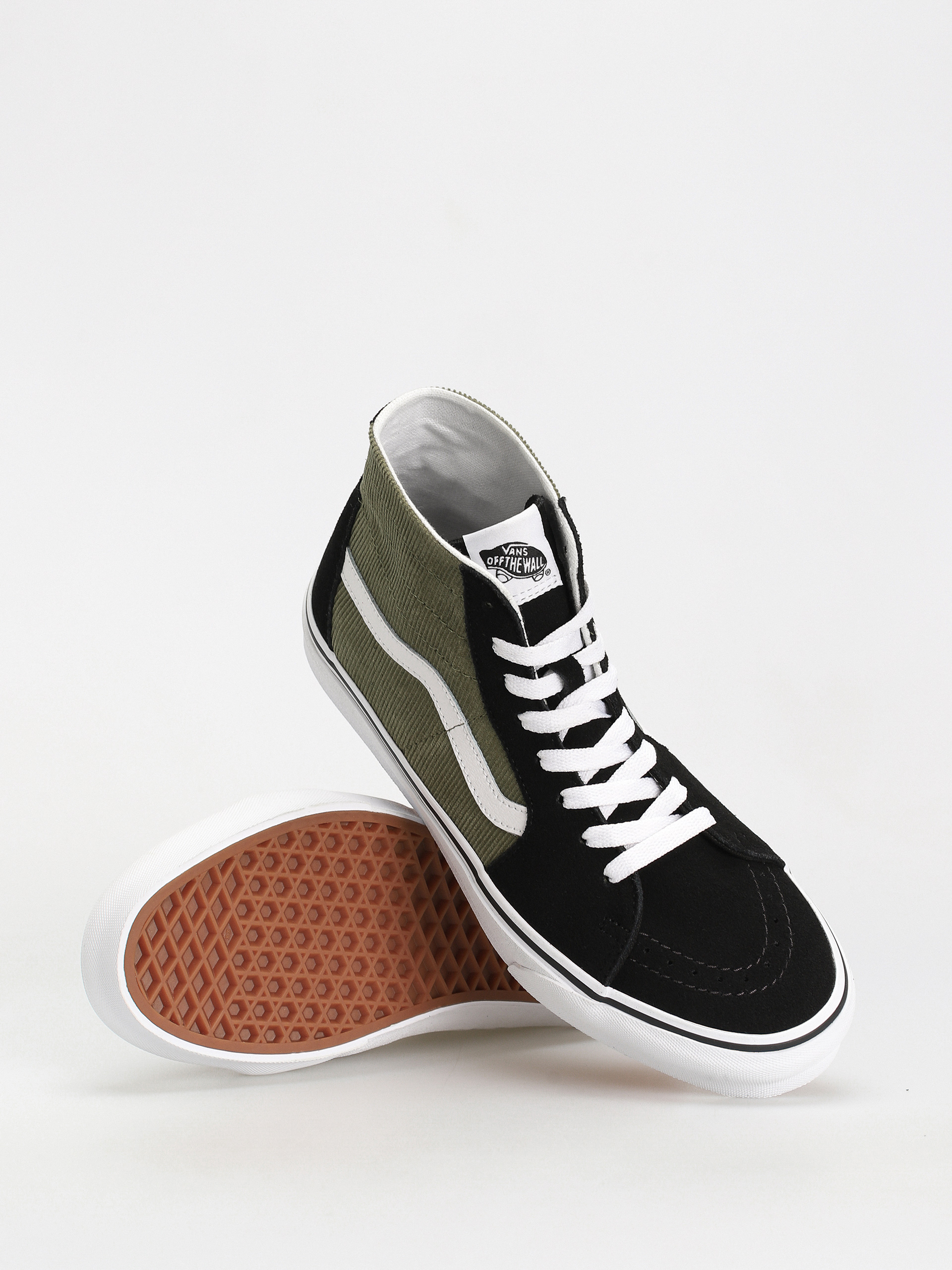 Topánky Vans Sk8 Hi Tapered (mini cord green)