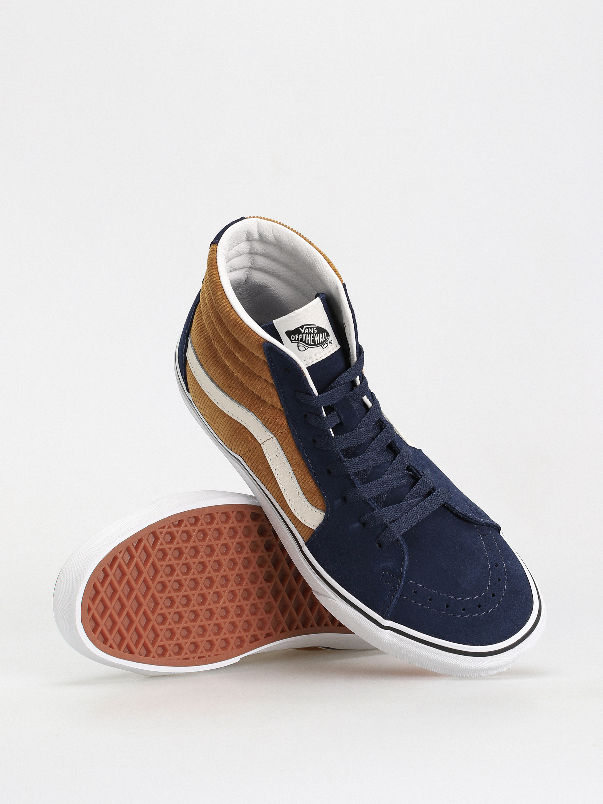 Topánky Vans Sk8 Hi (mini cord blue/brown)