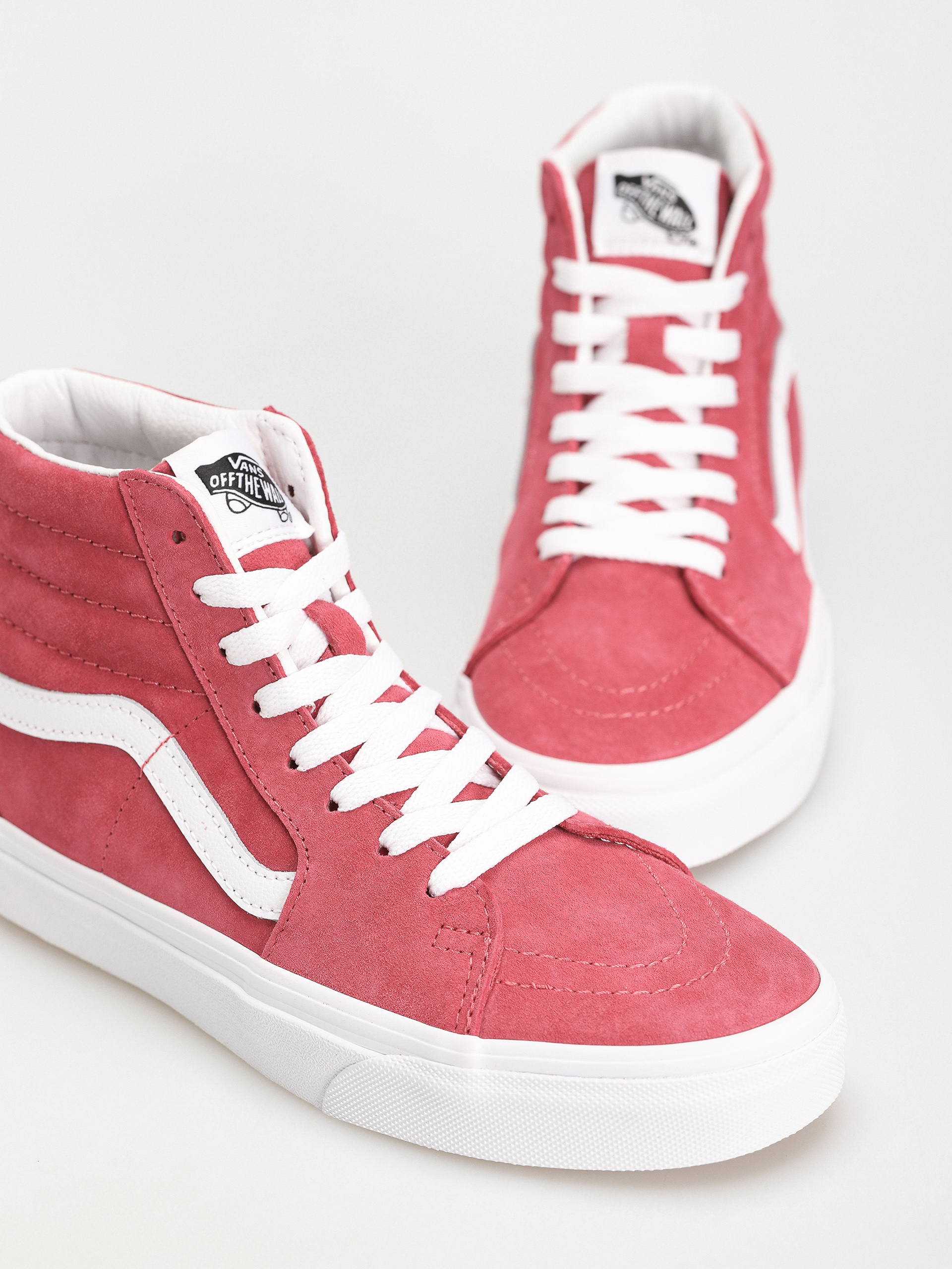 Topánky Vans Sk8 Hi (pig suede holly berry)