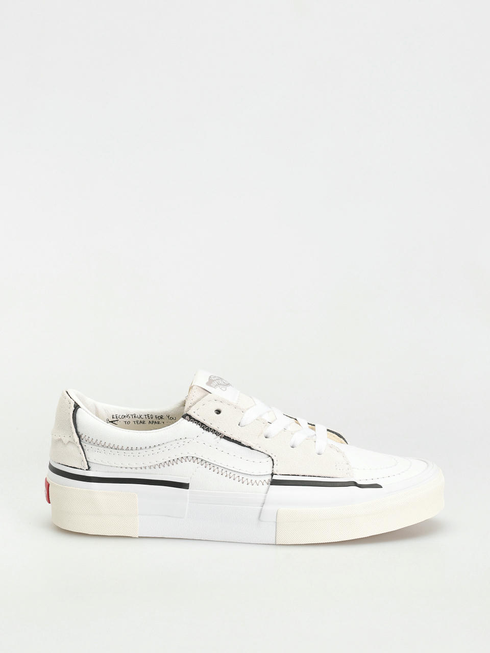 Topánky Vans Sk8 Low Reconstruct (true white)