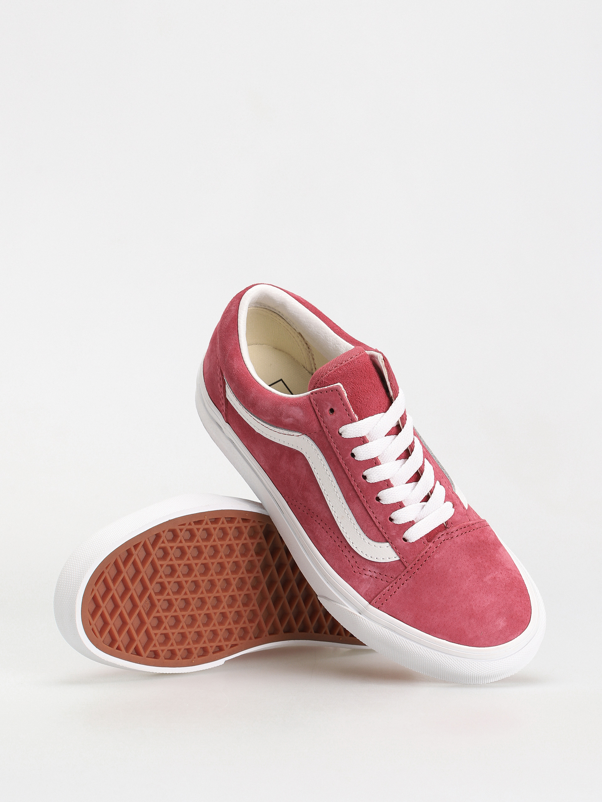 Topánky Vans Old Skool (pig suede holly berry)