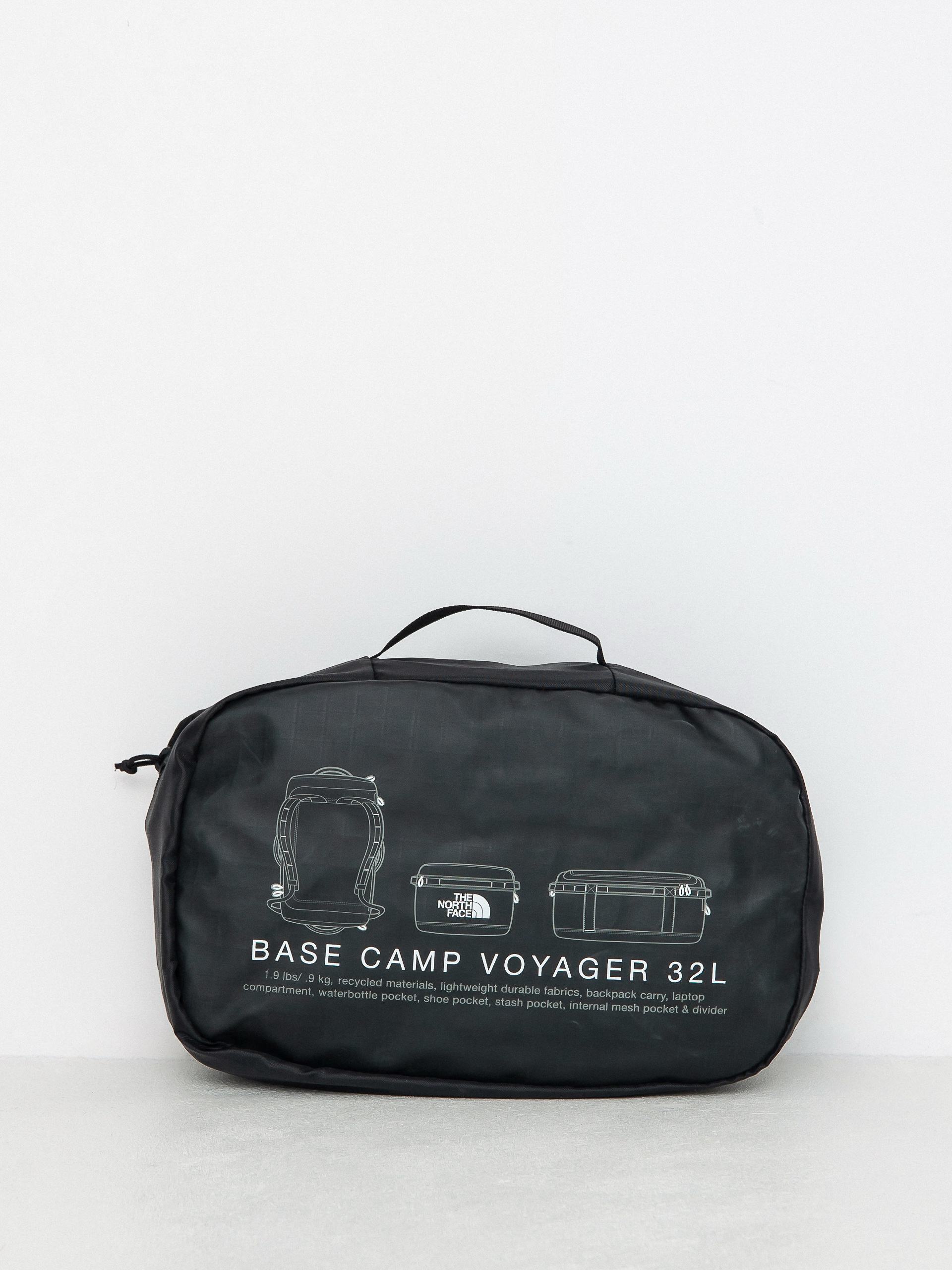 Taška The North Face Base Camp Voyager Duffel 32L (tnf black/tnf white)