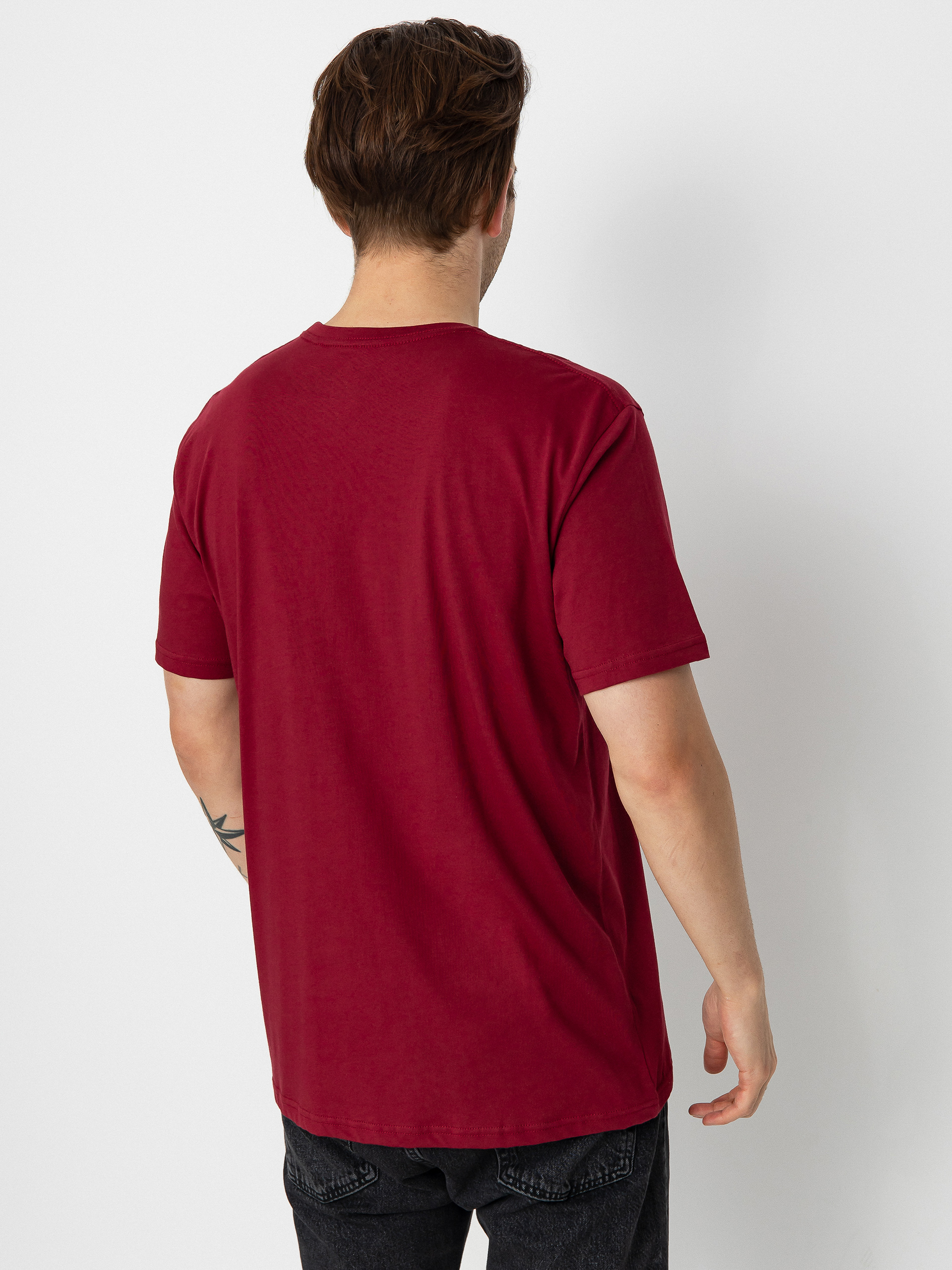 Tričko Quiksilver Circled Script Front (tibetan red)