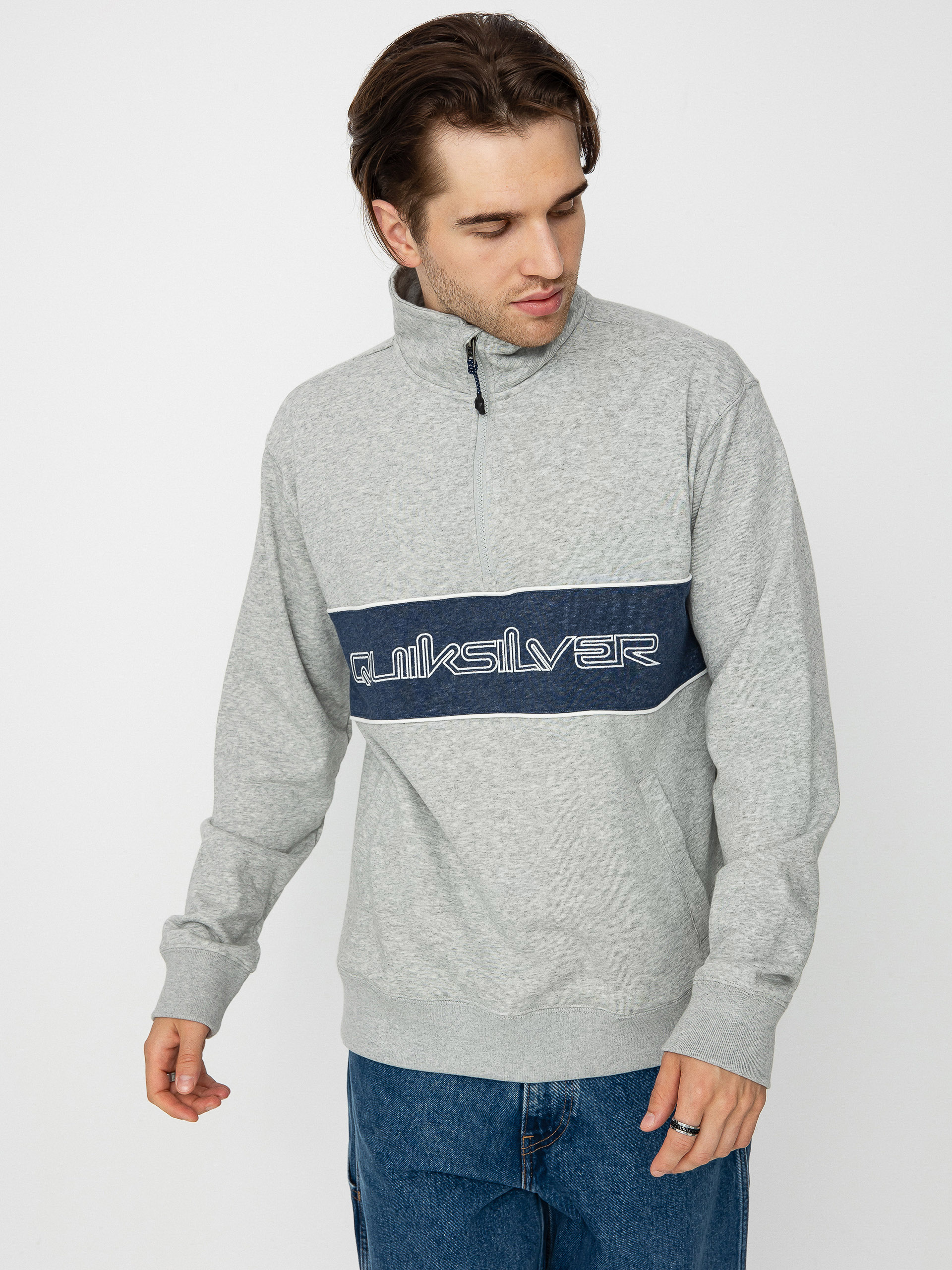 Mikina Quiksilver Bold Omni (light grey heather)