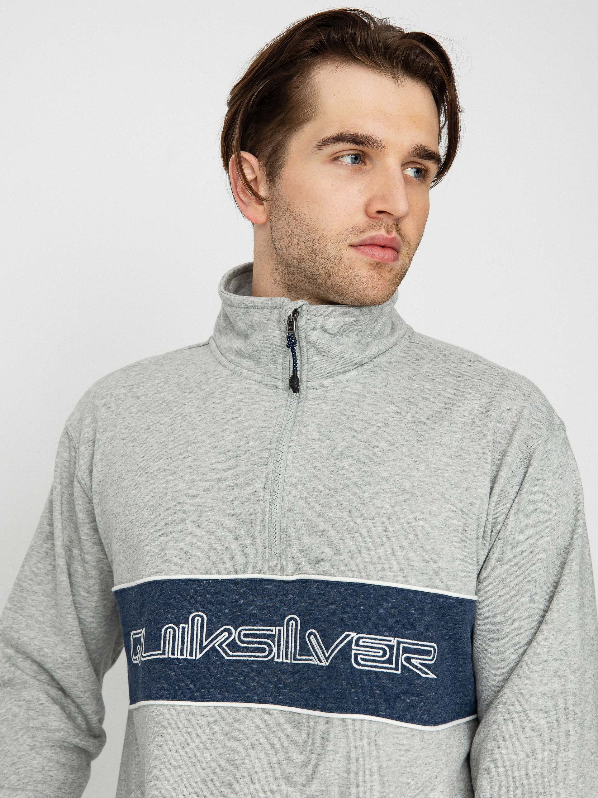 Mikina Quiksilver Bold Omni (light grey heather)
