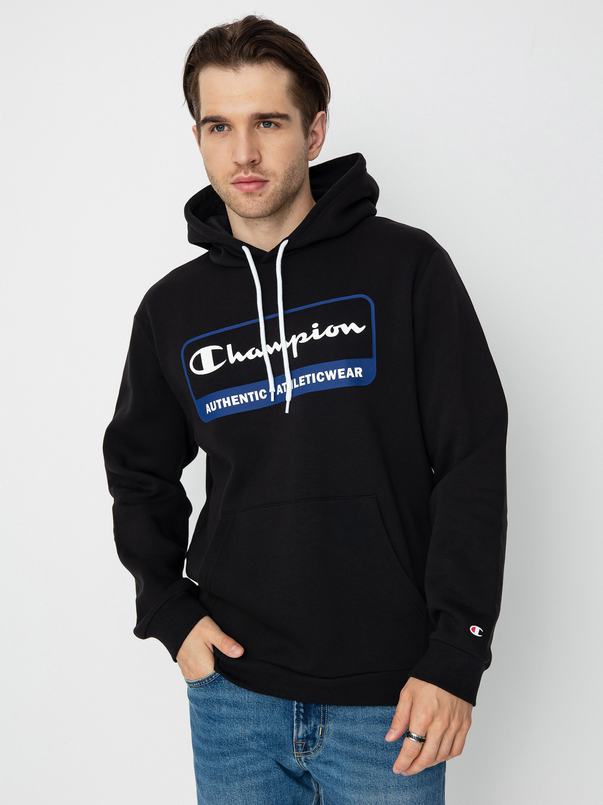 Mikina s kapucňou Champion Legacy Hooded Sweatshirt 219161 HD (nbk)