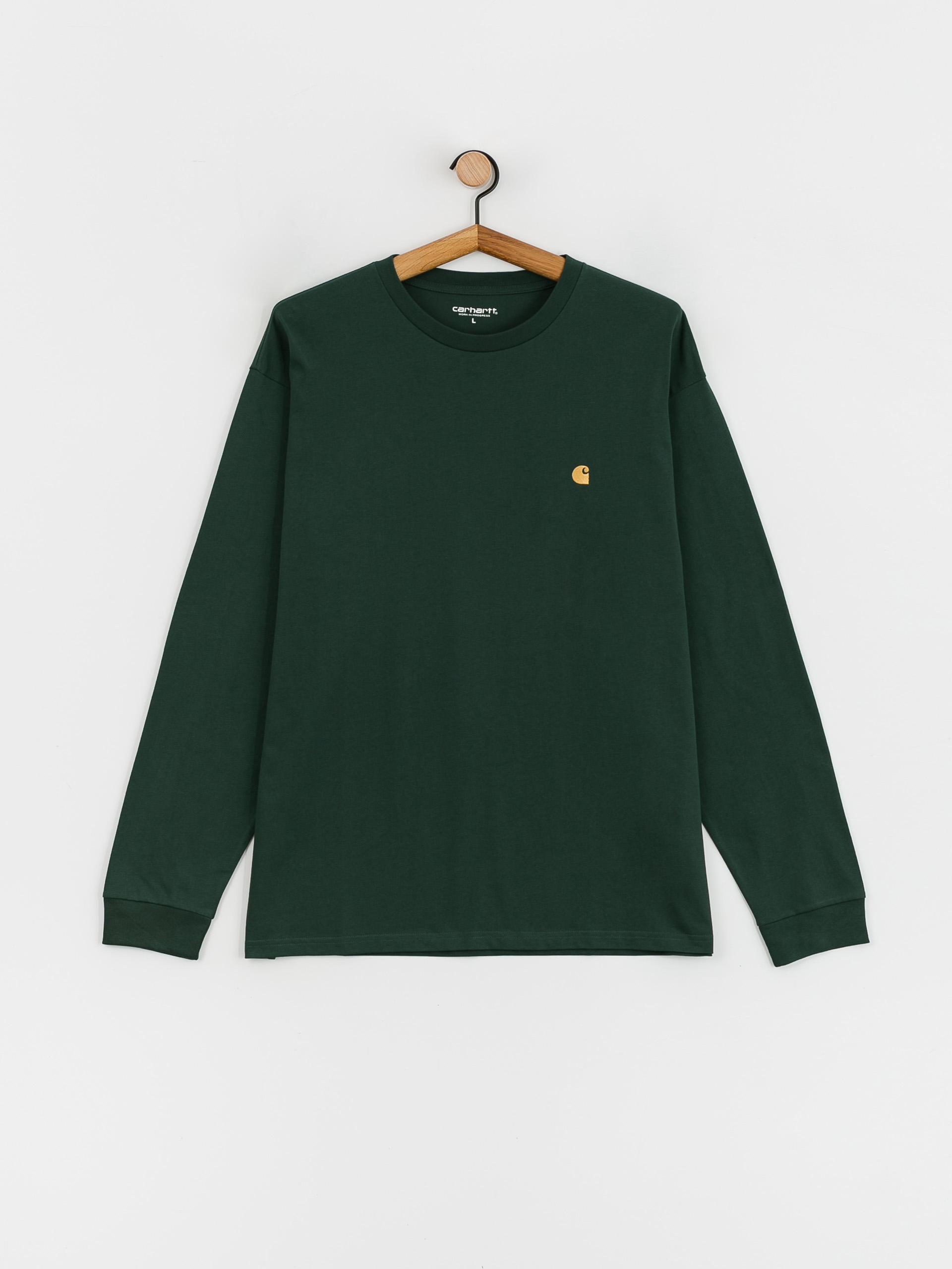 Triko Carhartt WIP Chase (discovery green/gold)