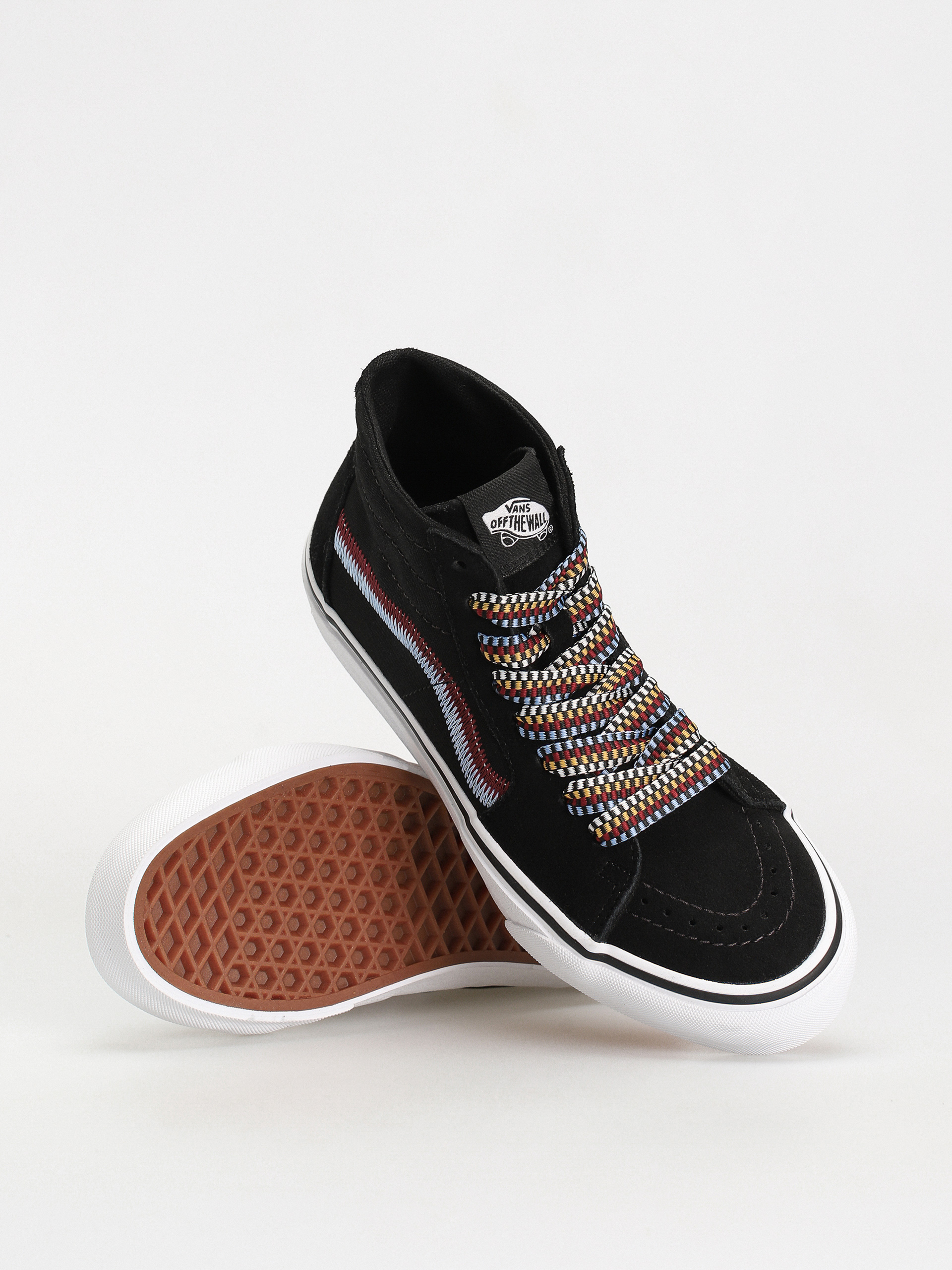 Topánky Vans Sk8 Hi Tapered (embroidery black)