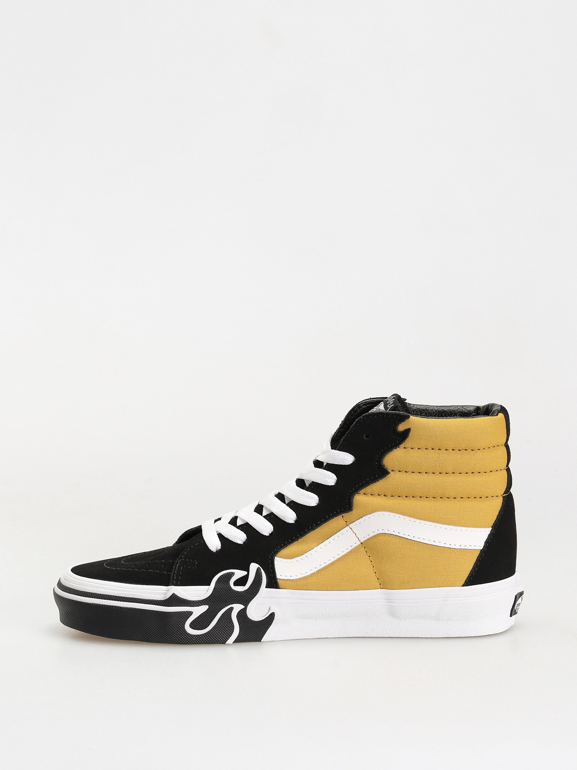 Topánky Vans Sk8 Hi Flame (black/yellow)