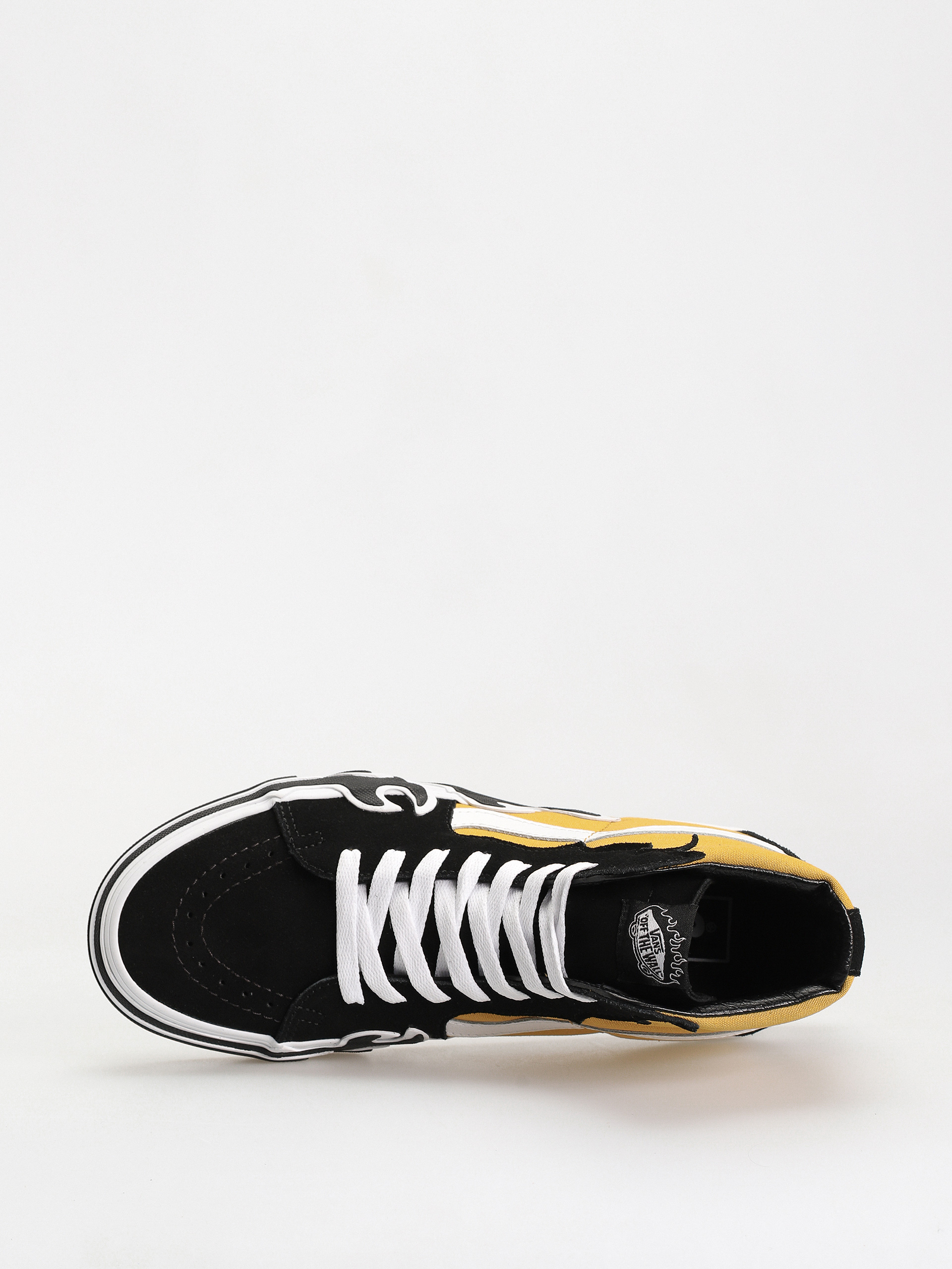 Topánky Vans Sk8 Hi Flame (black/yellow)