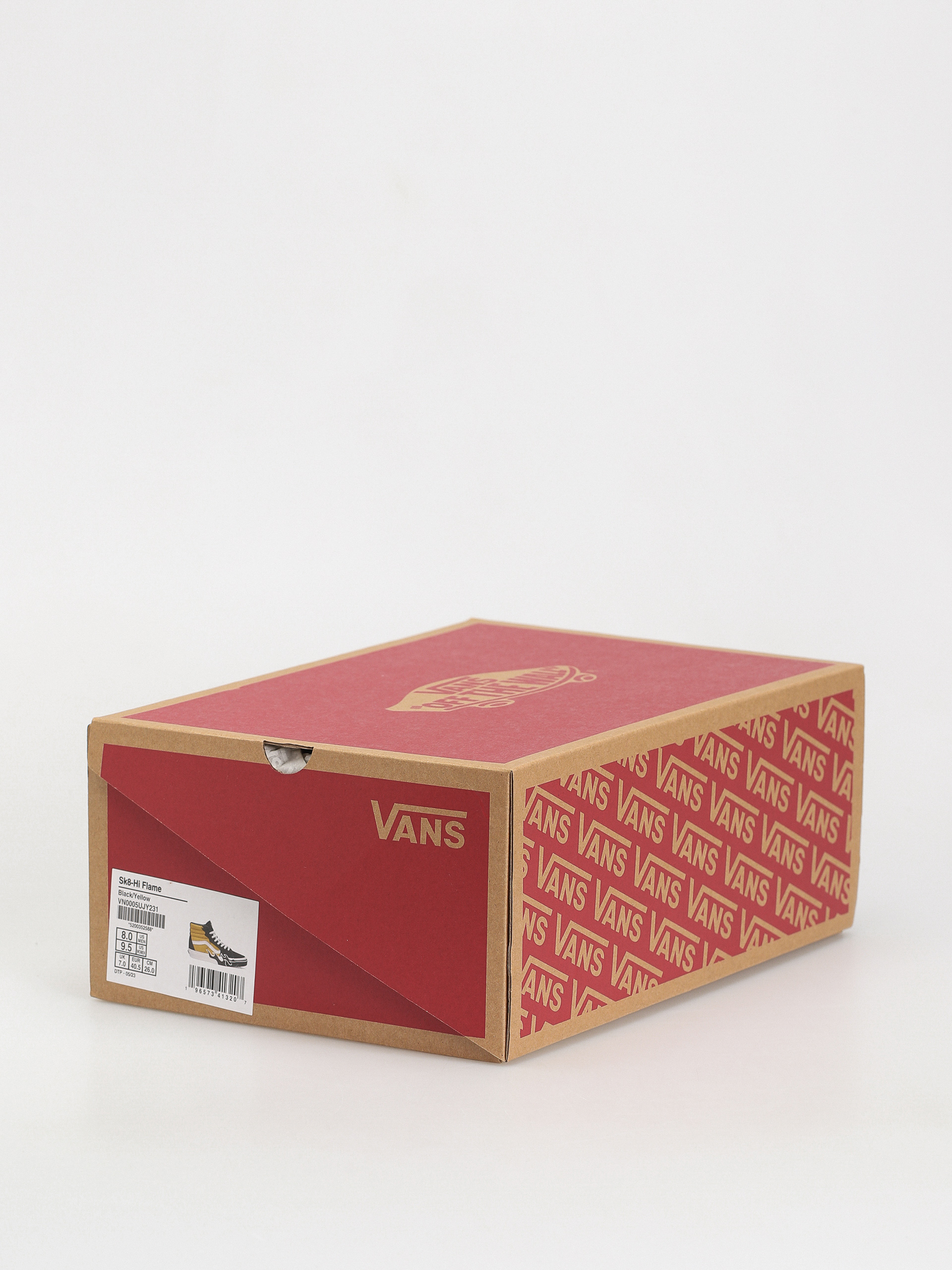 Topánky Vans Sk8 Hi Flame (black/yellow)