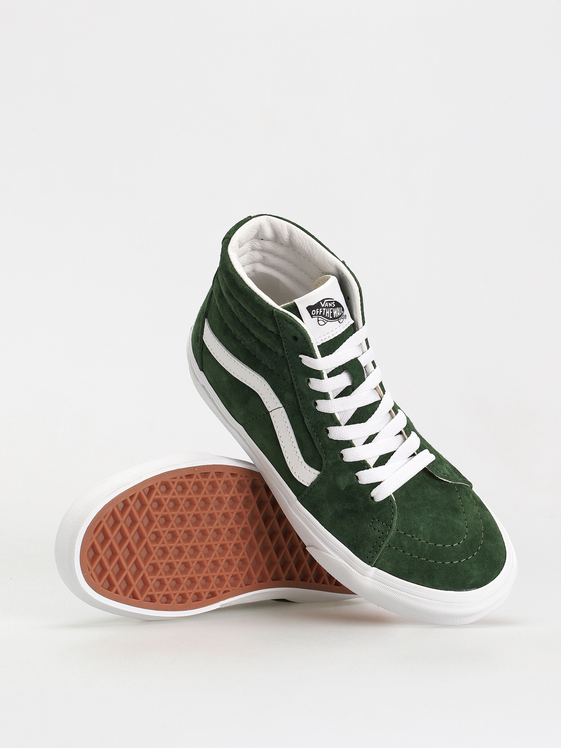 Topánky Vans Sk8 Hi (pig suede douglas fir)