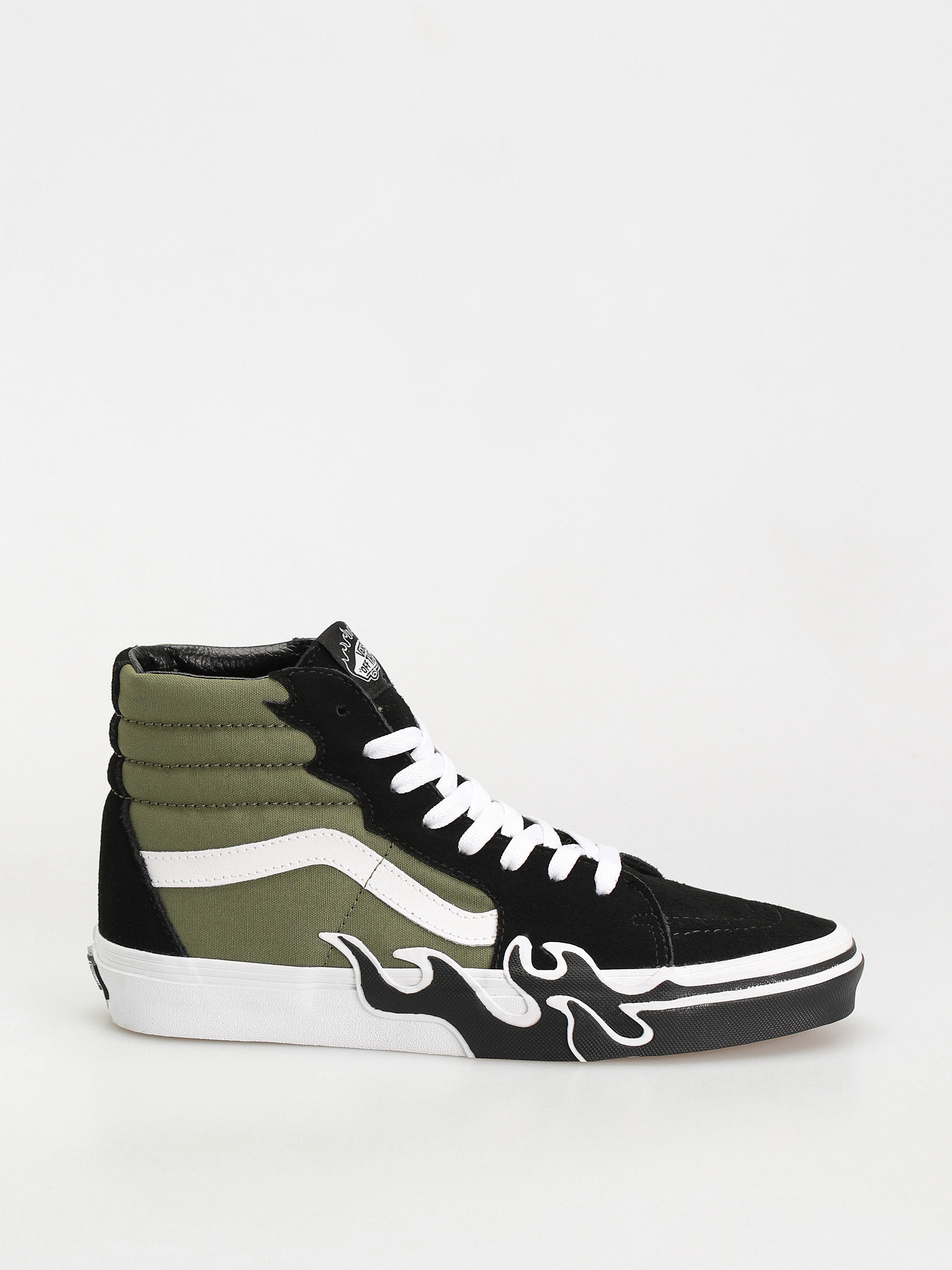 Topánky Vans Sk8 Hi Flame (loden green)